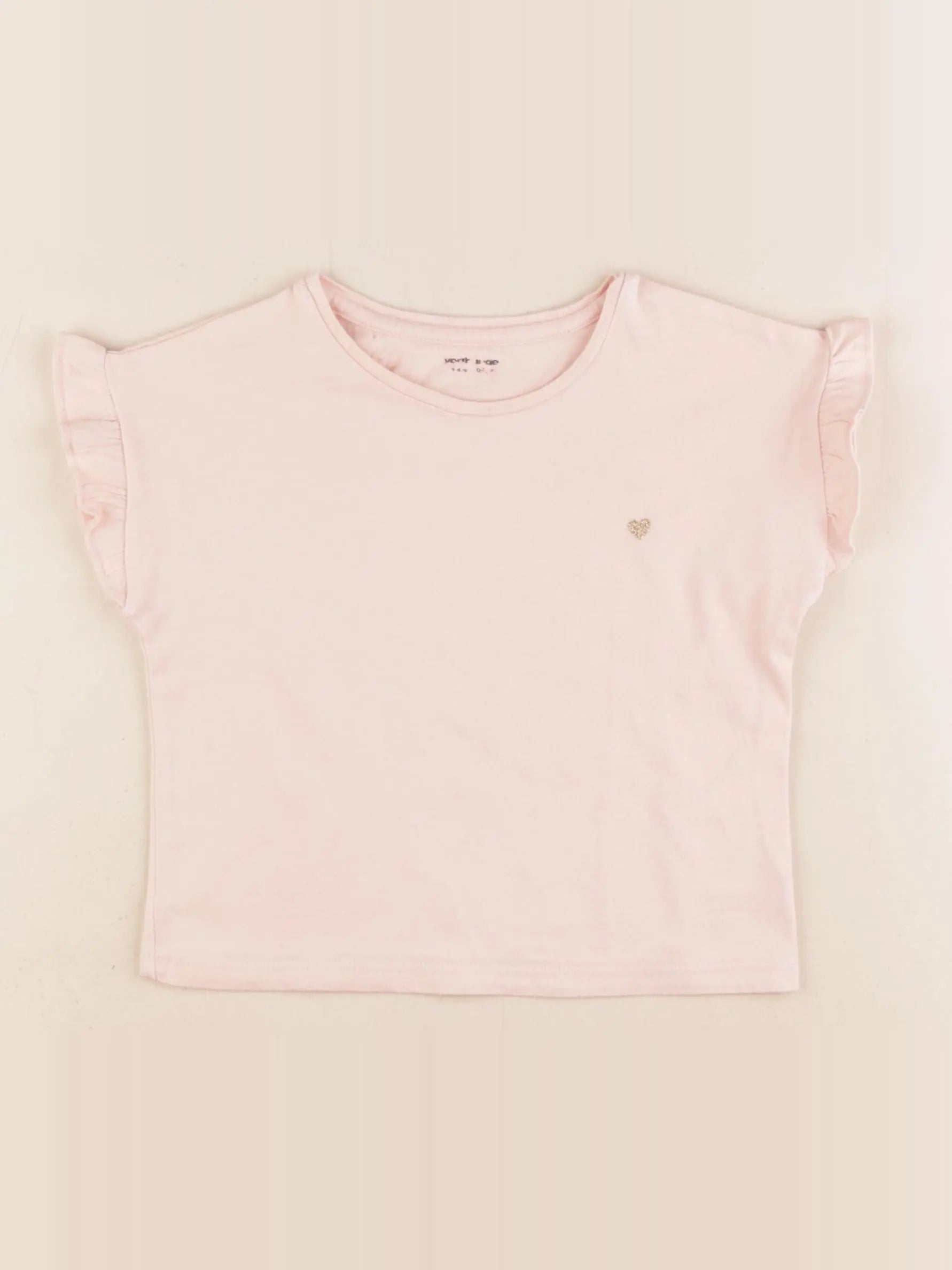 Vertbaudet - tee-shirt rose - 4 ans
