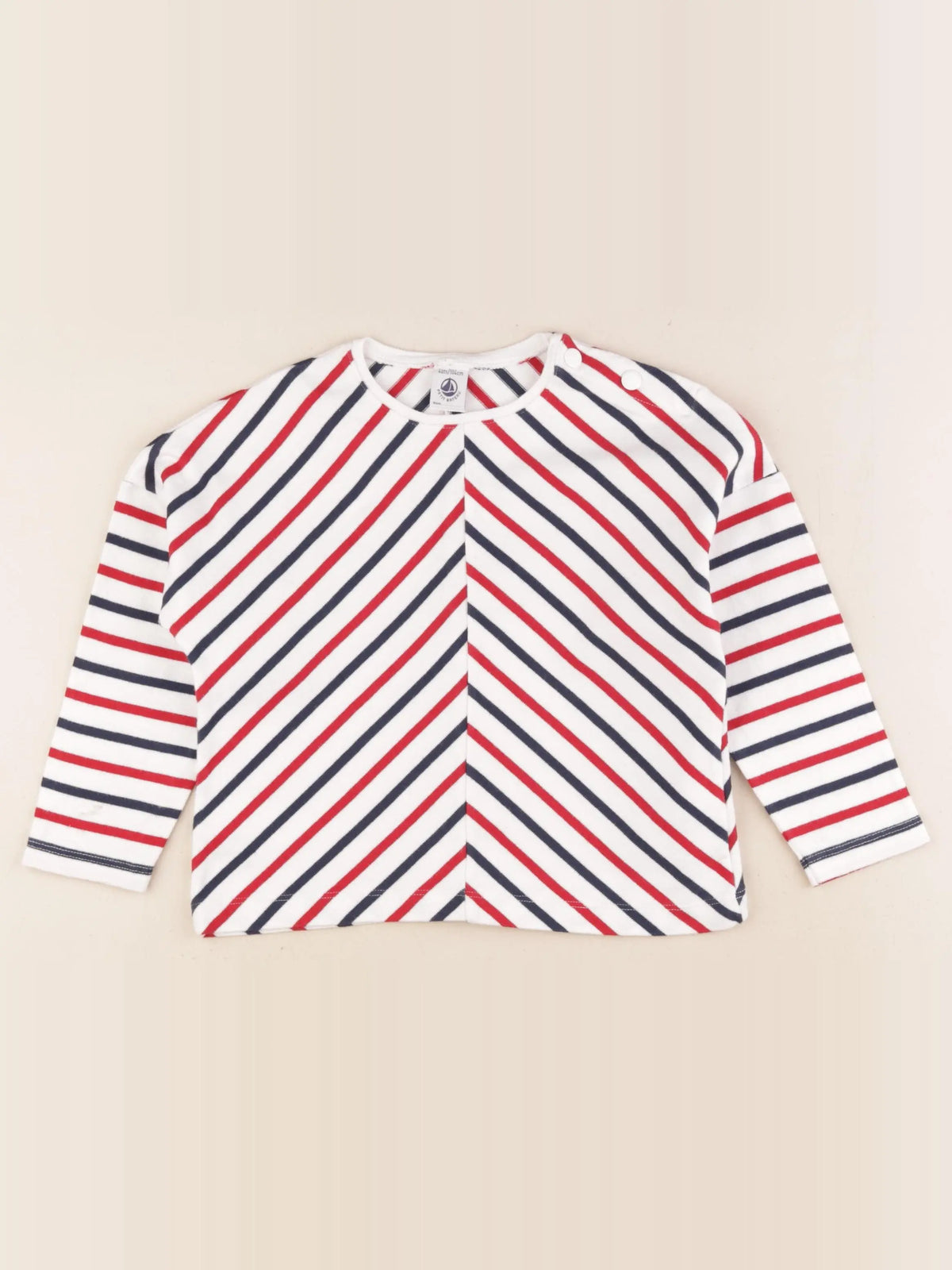 Petit Bateau - sweat multicolore - 4 ans