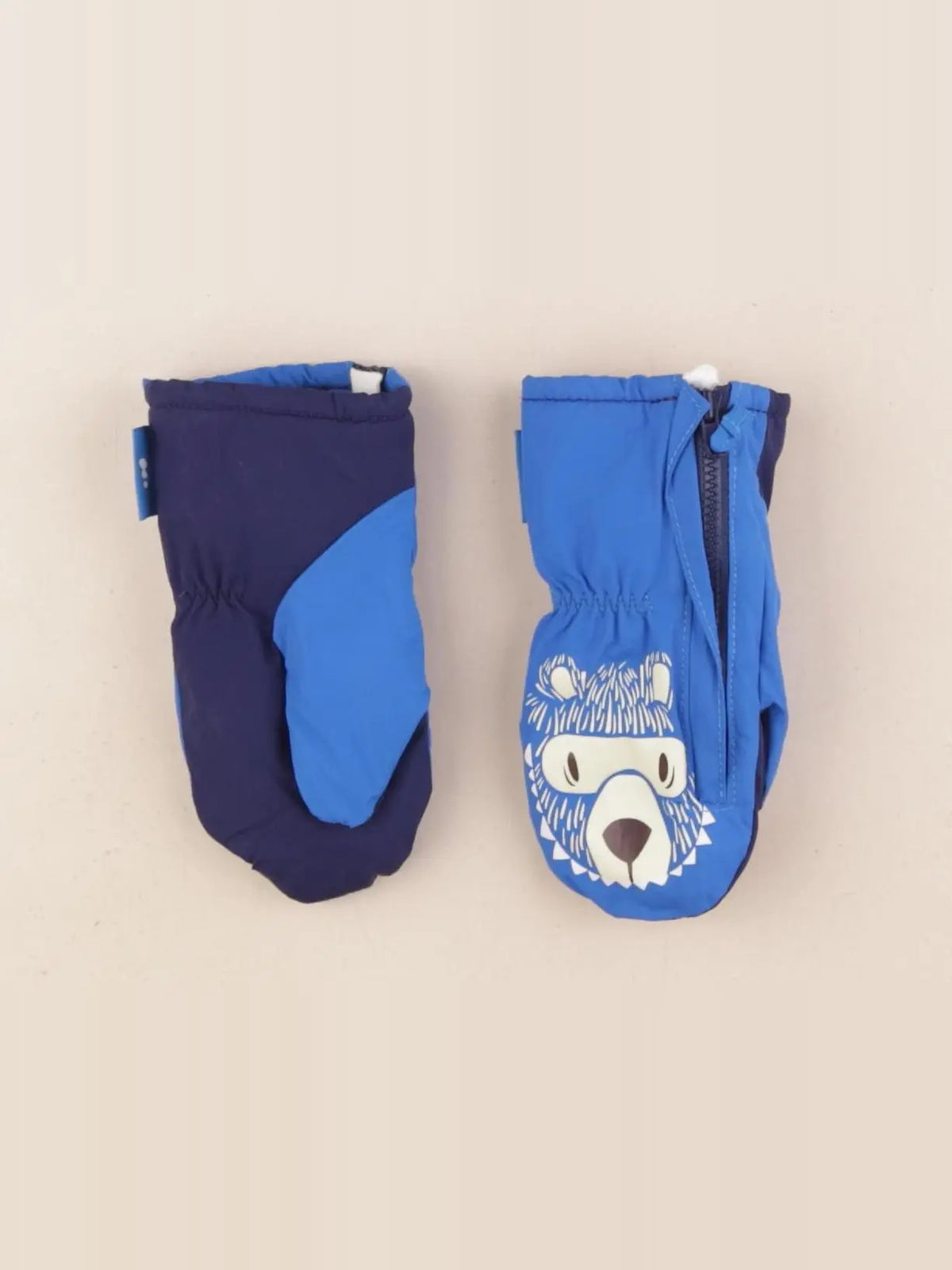 Decathlon ski - moufles de ski bleu - 3/4 ans