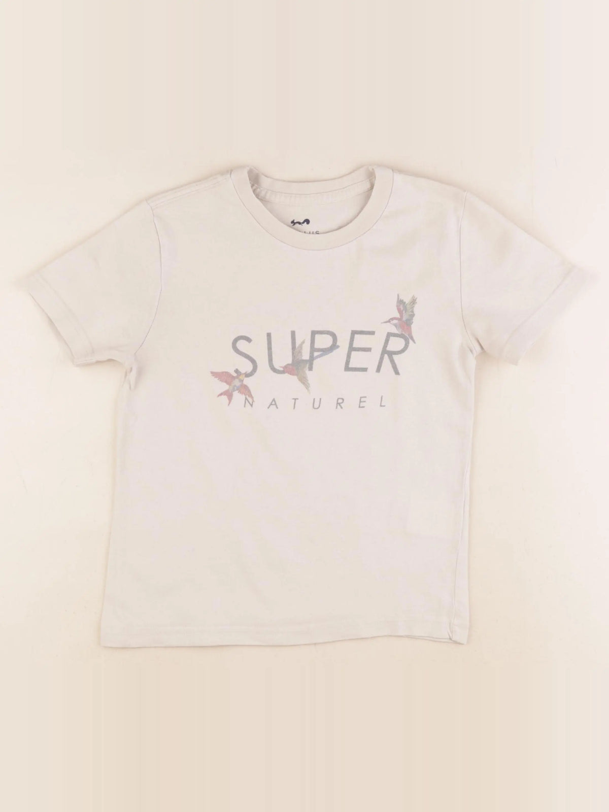 Cyrillus - tee-shirt beige - 6 ans