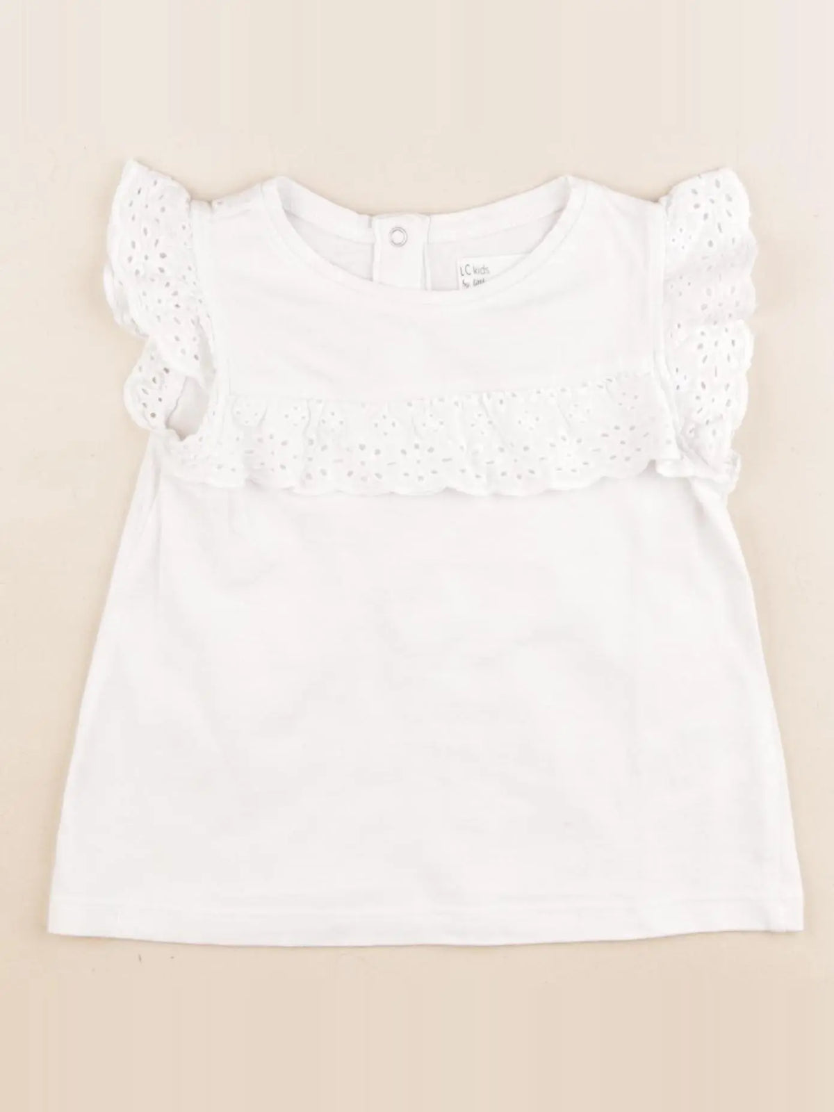 Little Cigogne - tee-shirt blanc - 12 mois