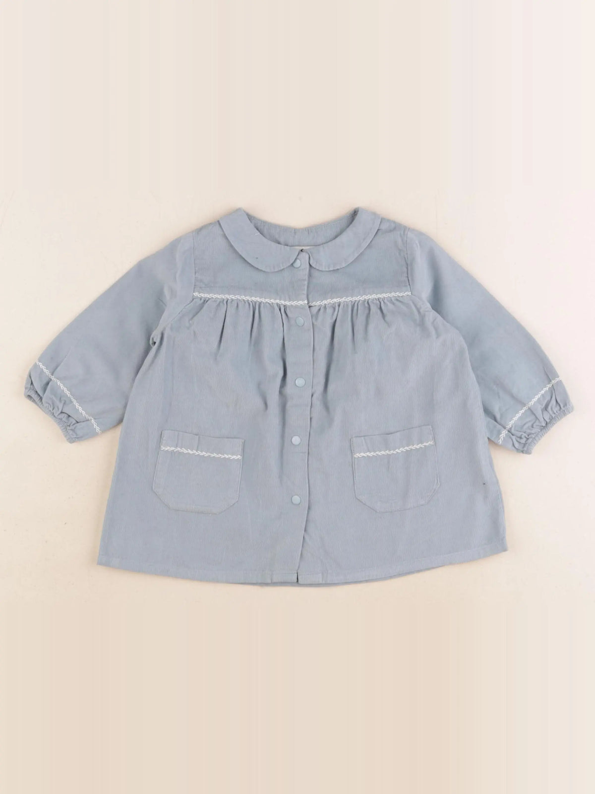 Cyrillus - robe bleu - 9 mois