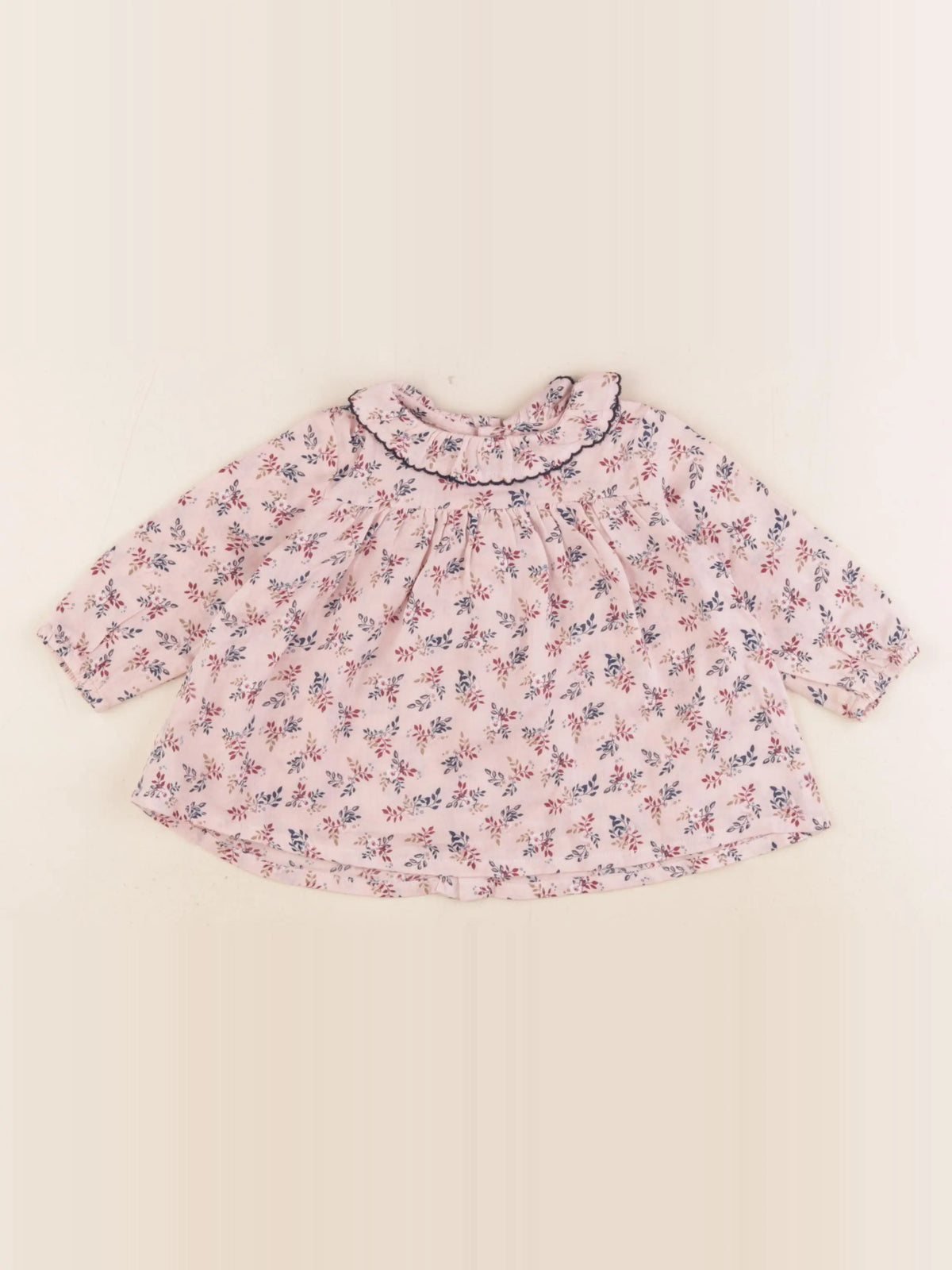 Boutchou - blouse rose - 9 mois