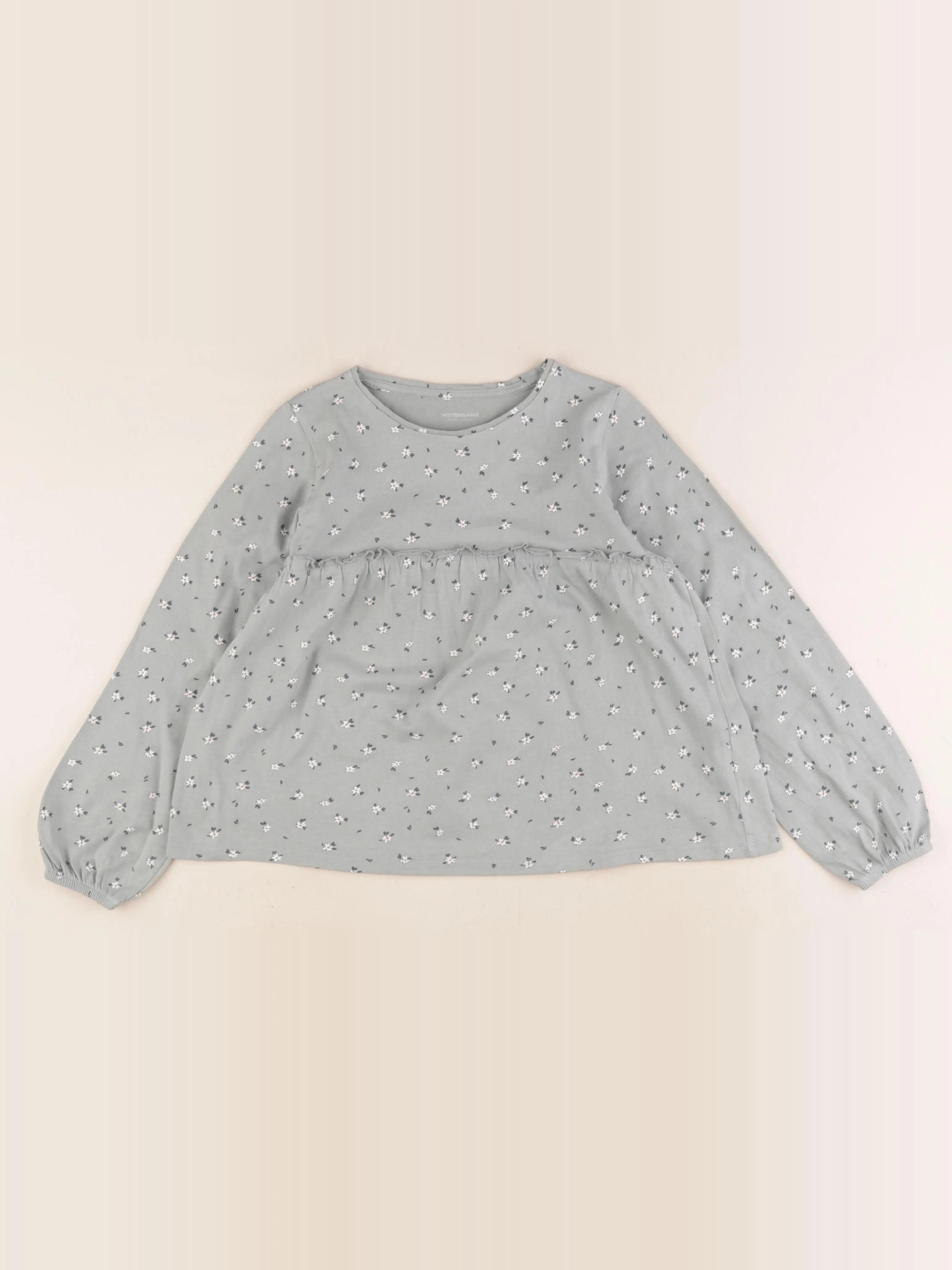 Vertbaudet - tee-shirt vert - 8 ans