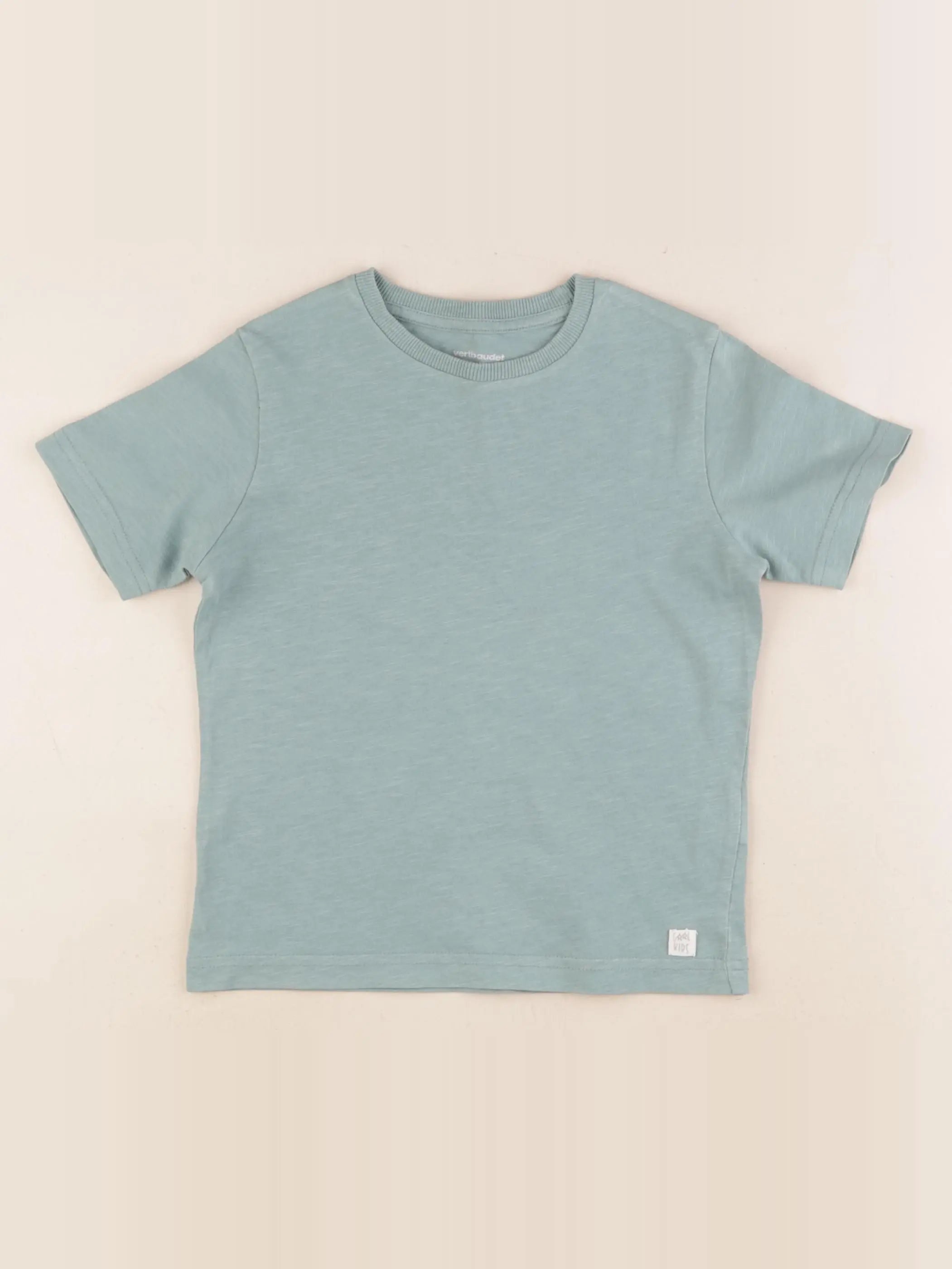 Vertbaudet - tee-shirt vert - 5 ans