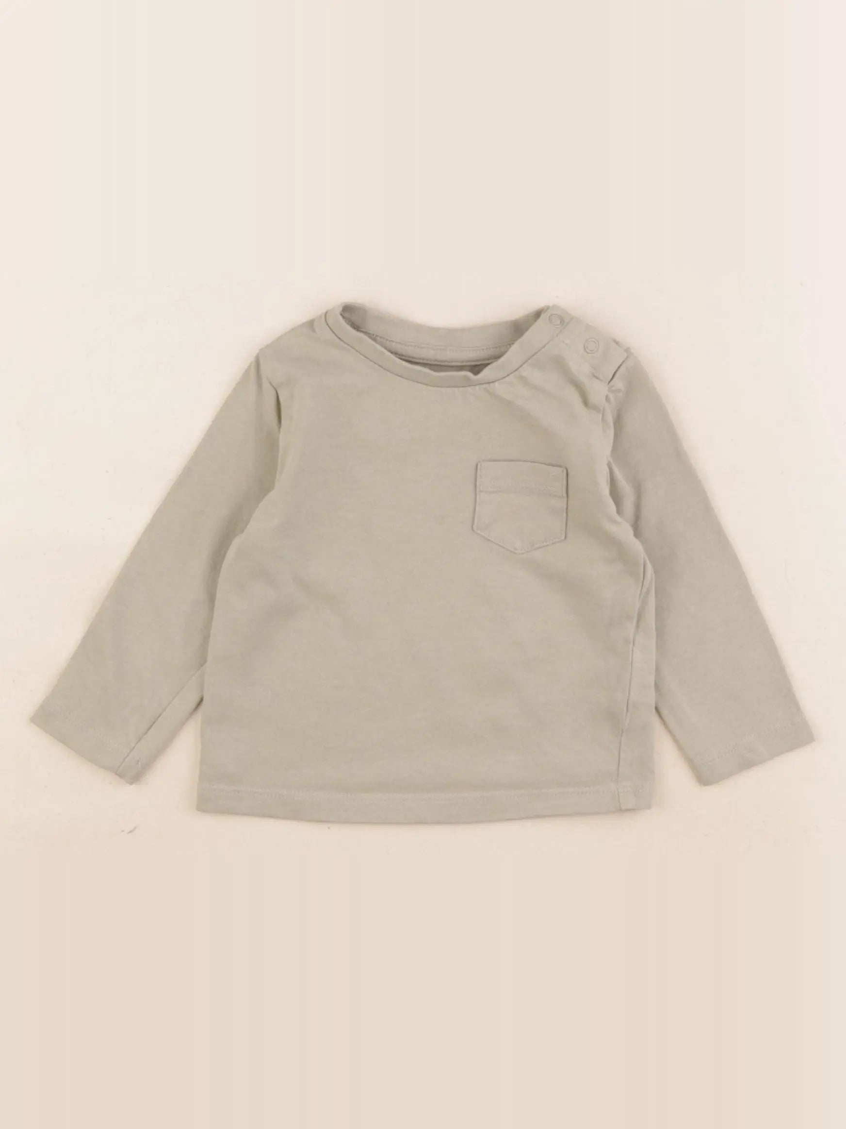 Vertbaudet - tee-shirt vert - 6 mois