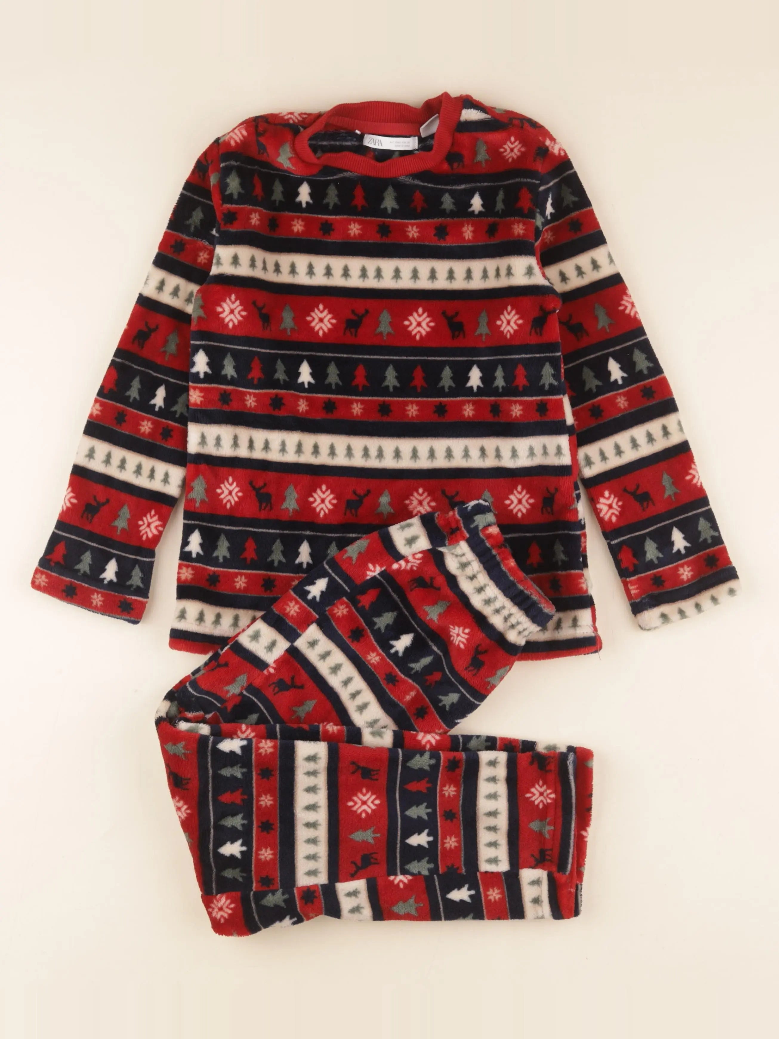 Zara - pyjama moumoute multicolore - 6/7 ans