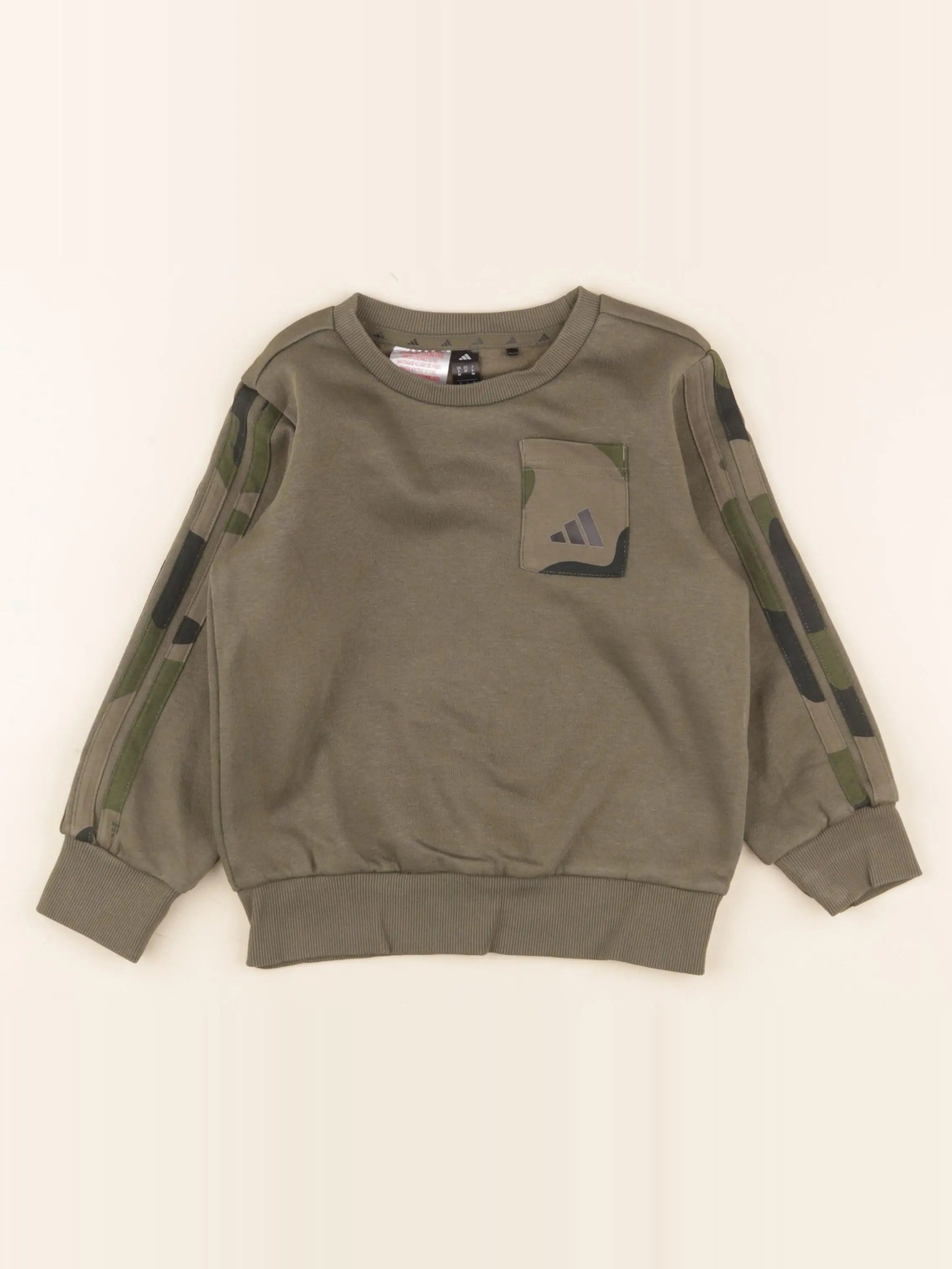 Adidas - sweat vert - 3/4 ans