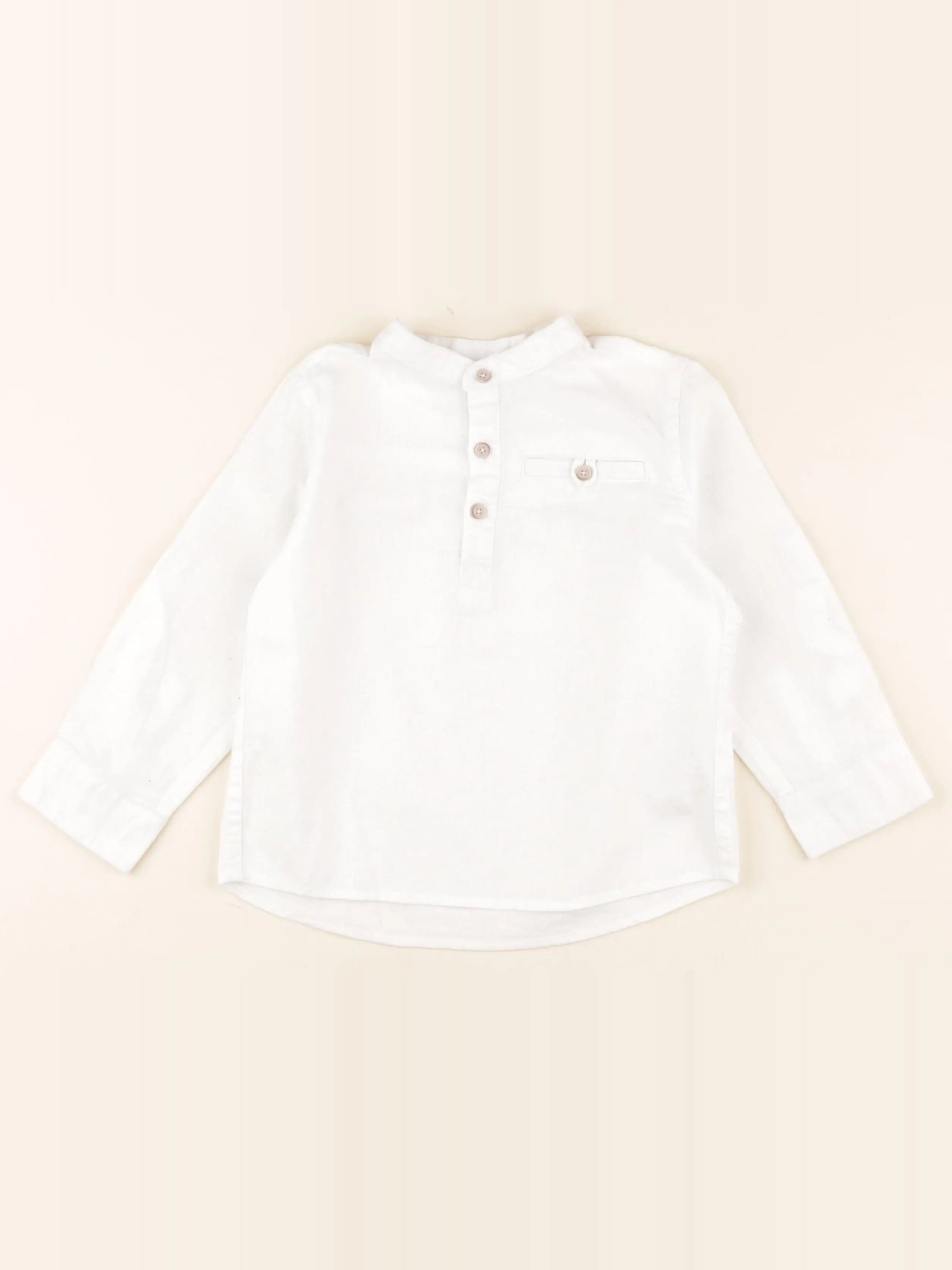 Vertbaudet - chemise blanc - 4 ans