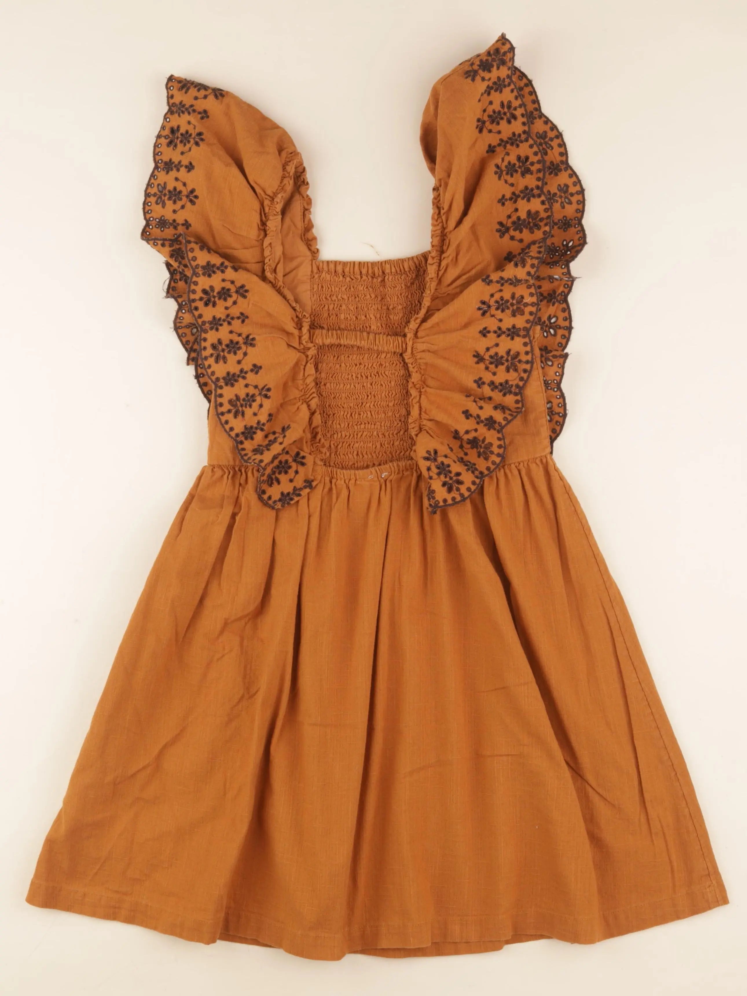 Vertbaudet - robe marron - 10 ans