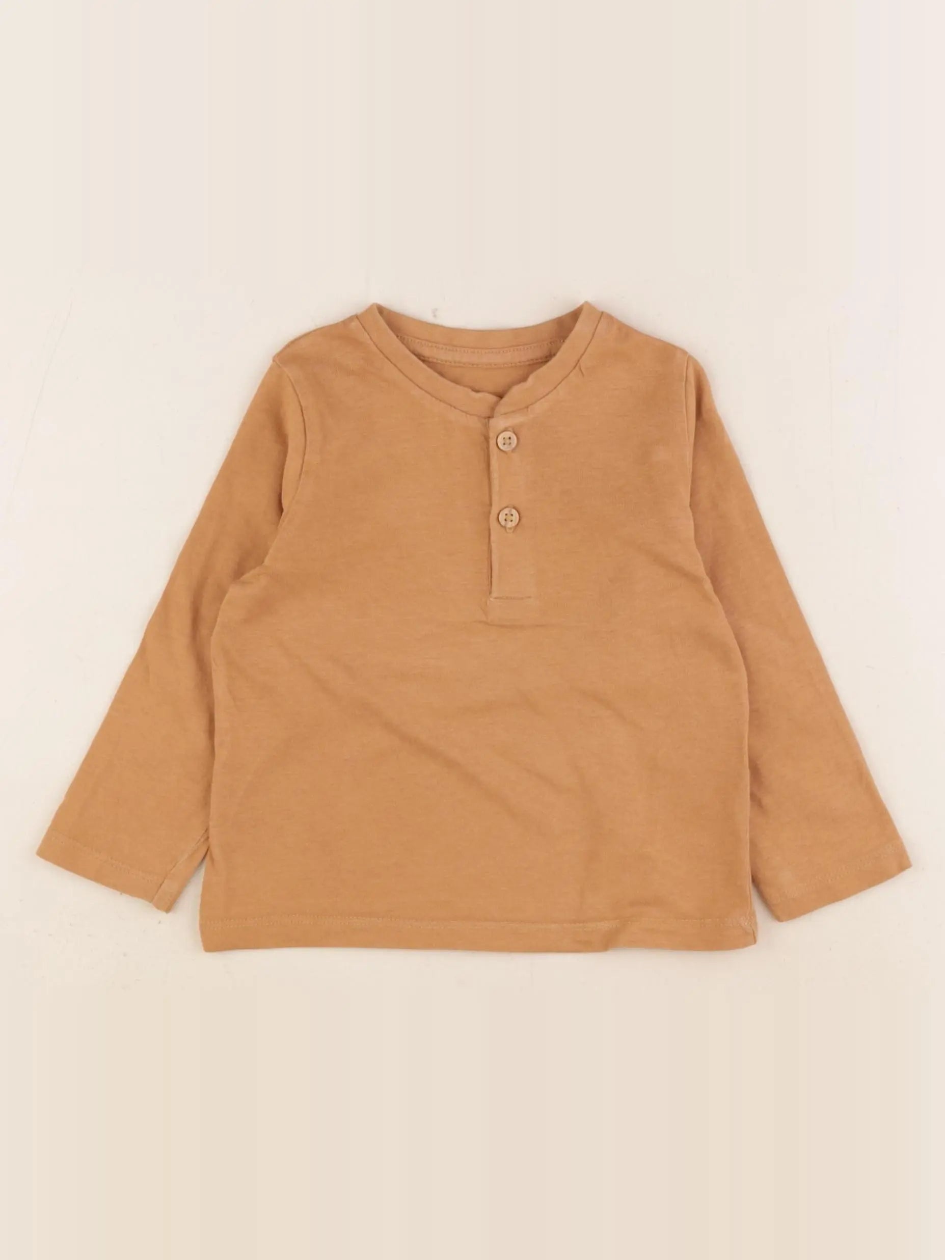 Vertbaudet - tee-shirt marron - 18 mois