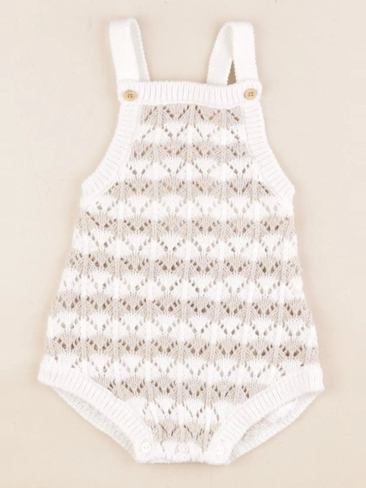 Zara - salopette beige - 3/6 mois