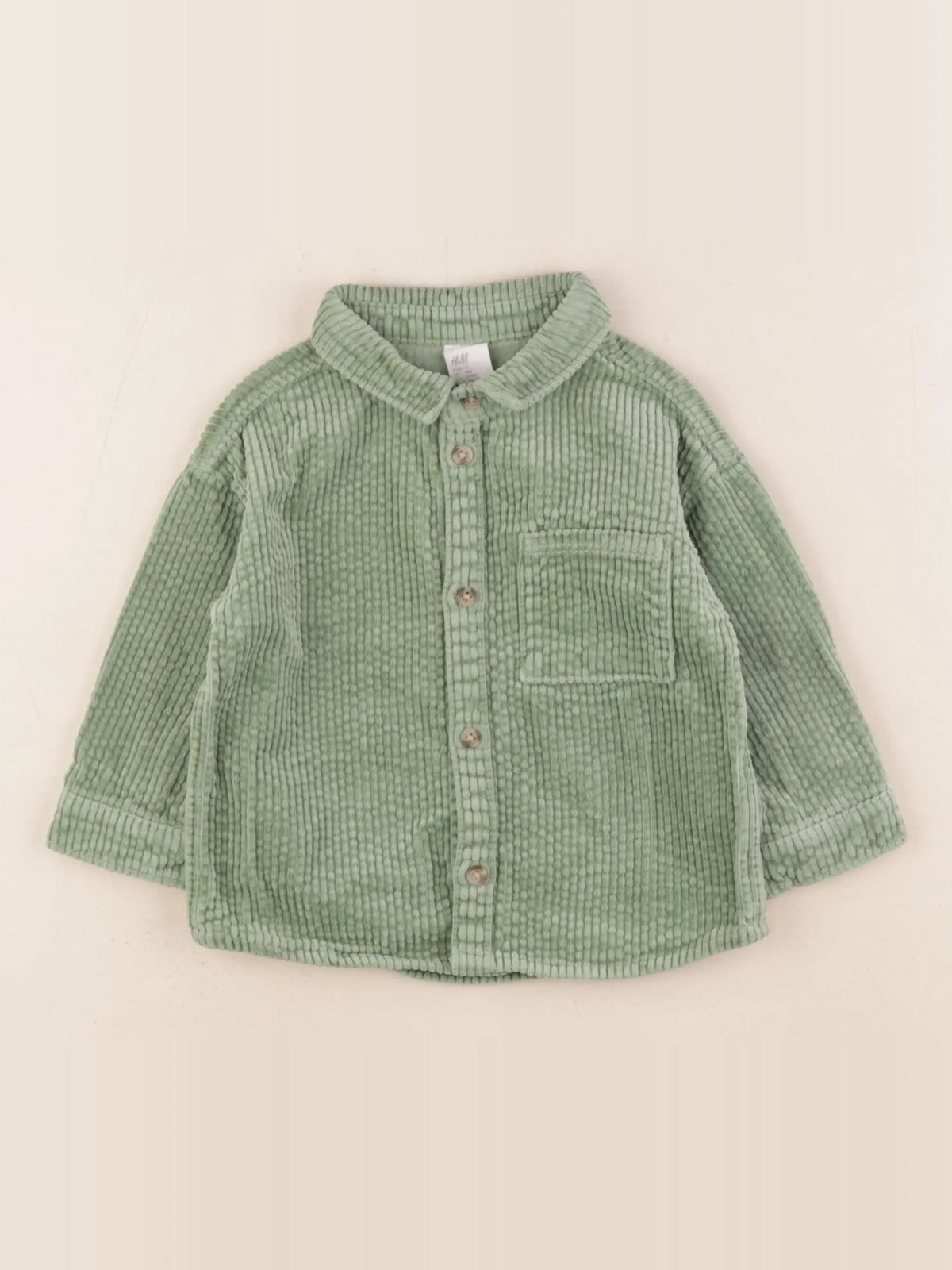 IKKS - chemise vert - 6/9 mois