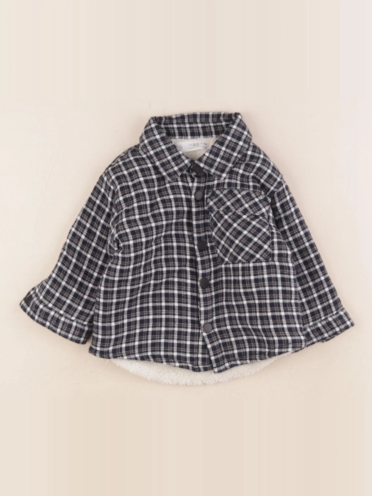Abercrombie - chemise bleu - 3/4 ans