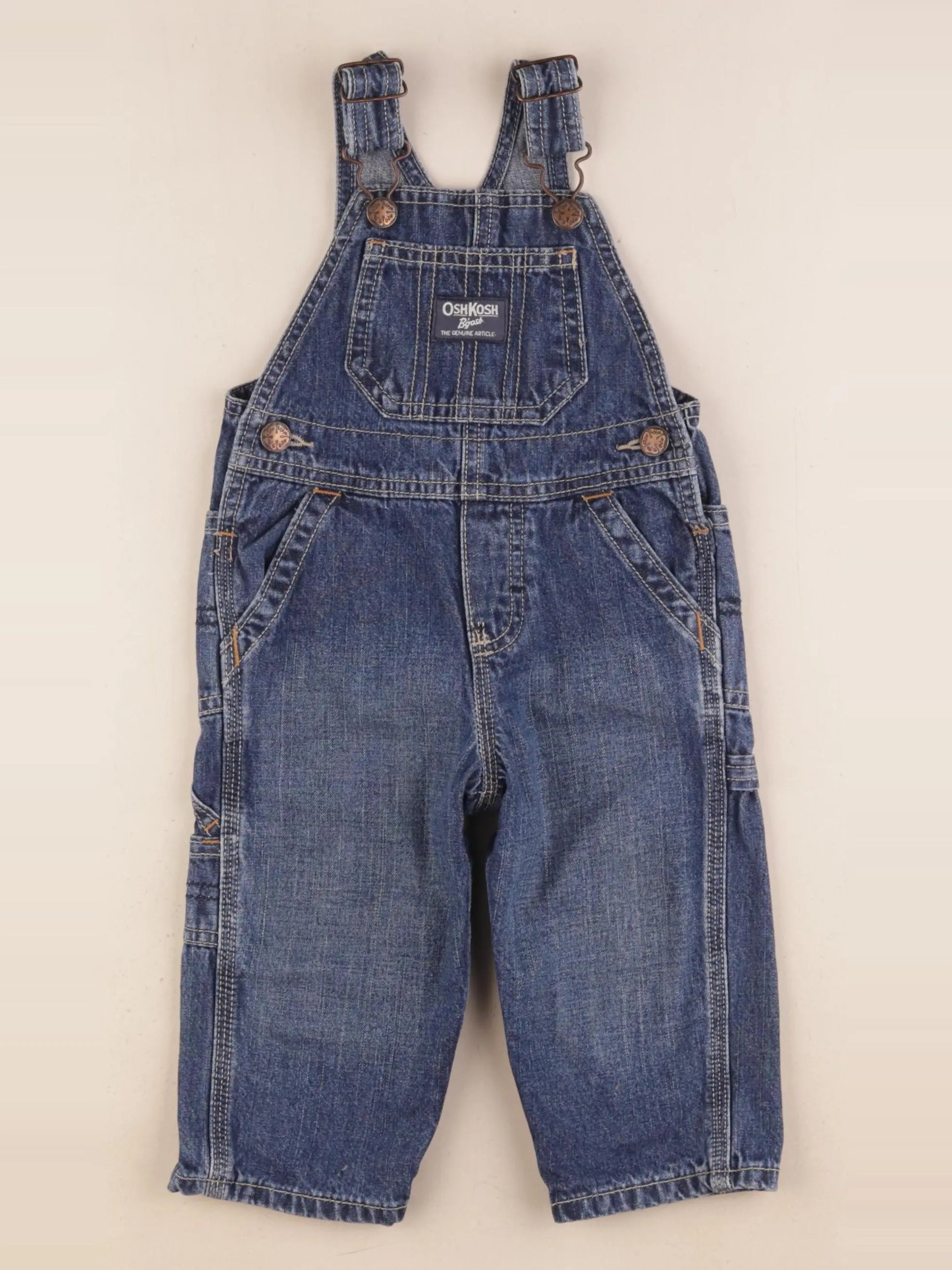 Oshkosh - salopette bleu - 12 mois