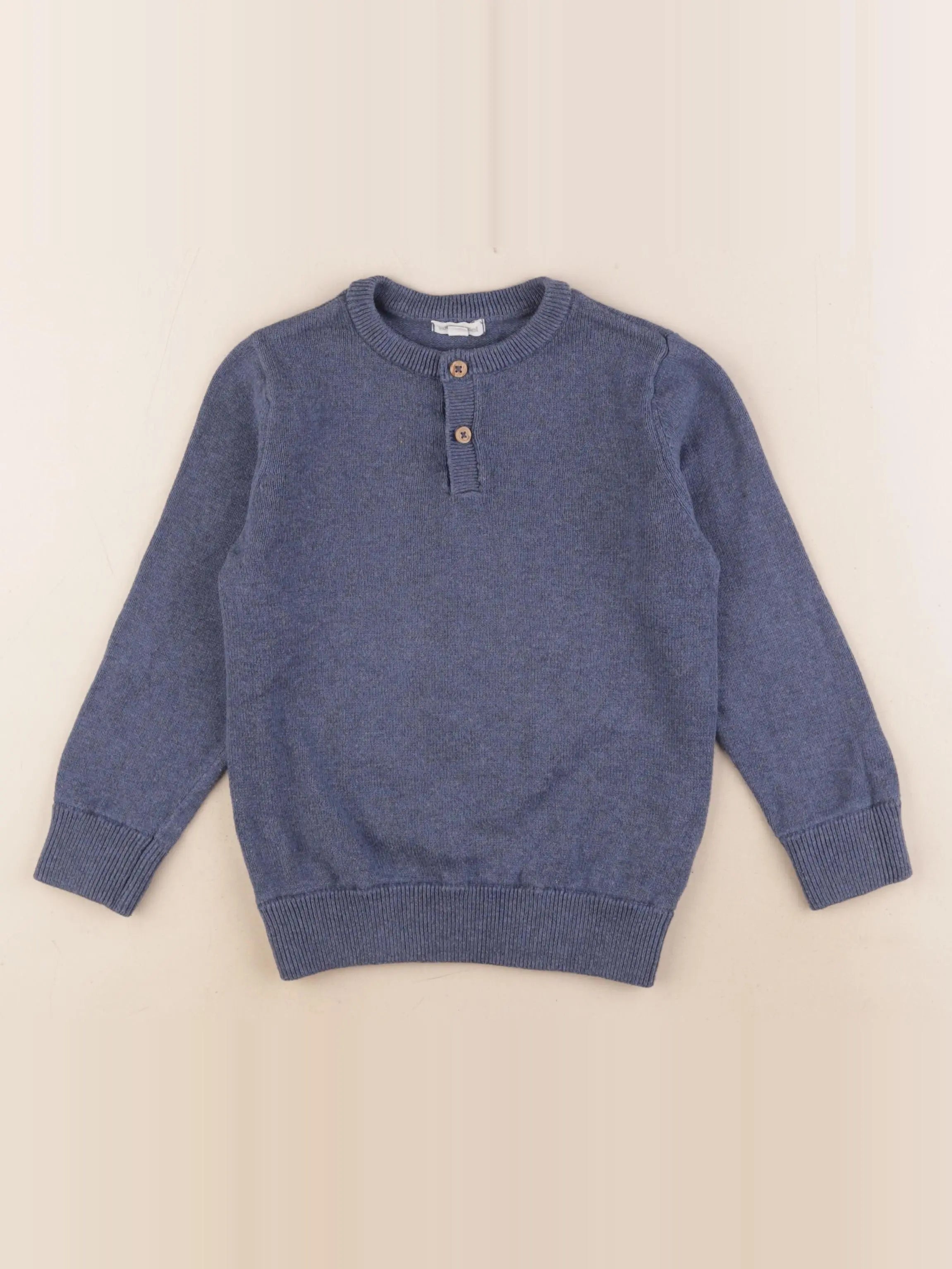 Vertbaudet - pull bleu - 6 ans