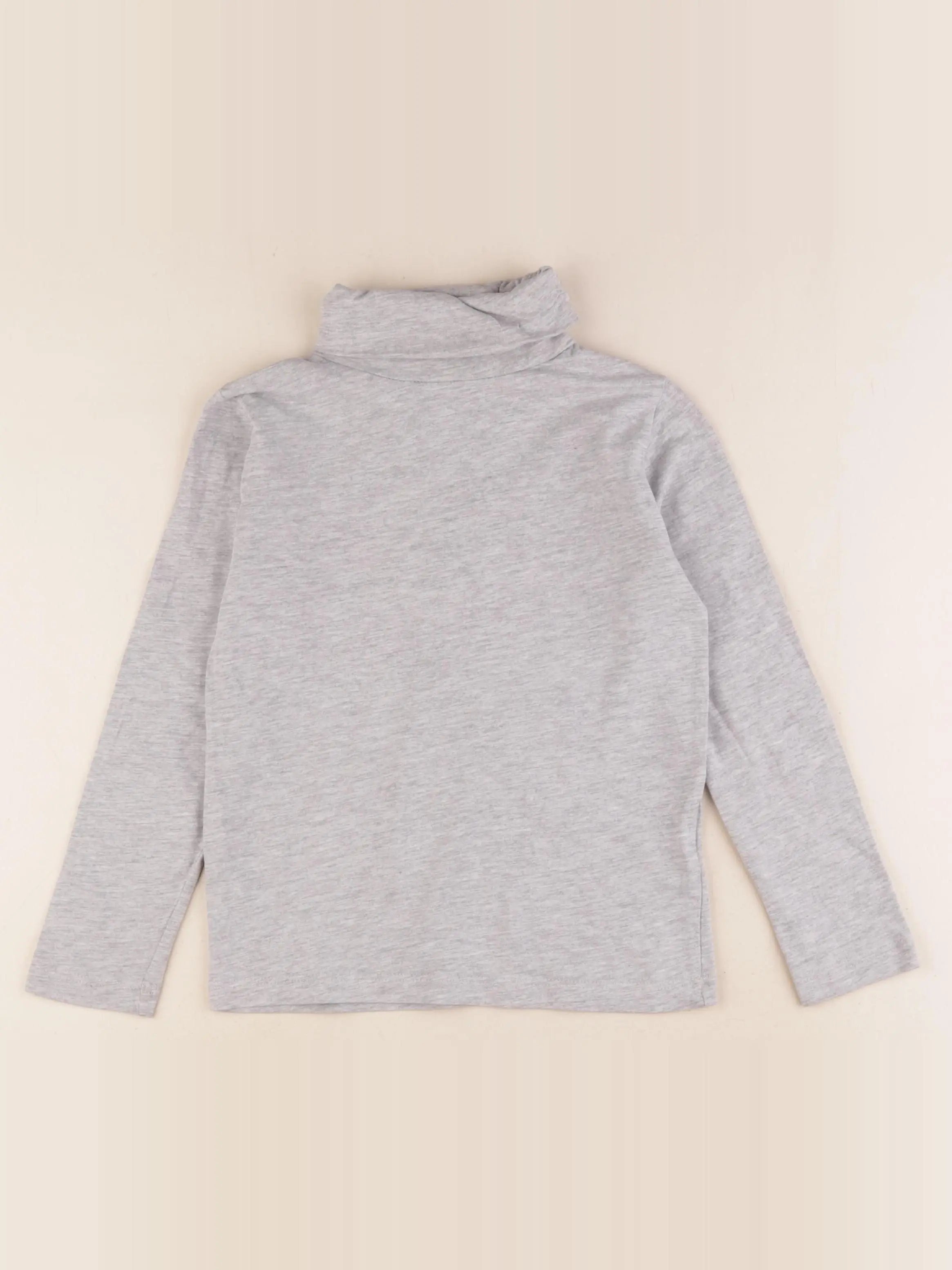 Monoprix - sous-pull gris - 6 ans