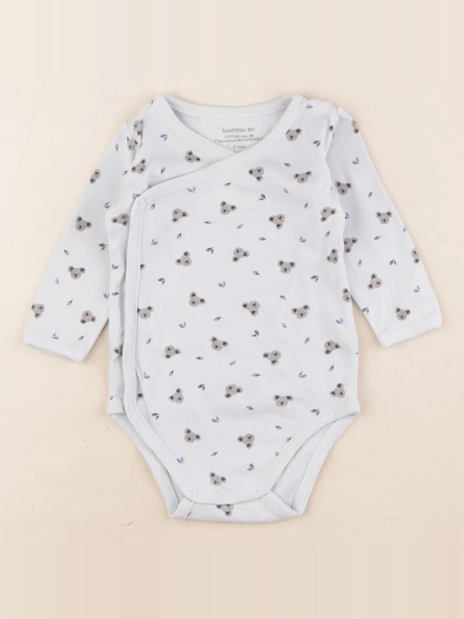 Boutchou - body bleu - 6 mois