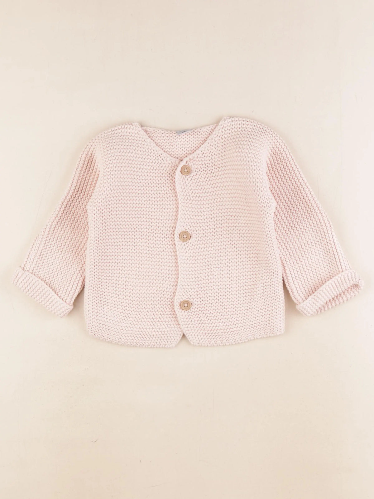 Petit Bateau - gilet rose - 24 mois