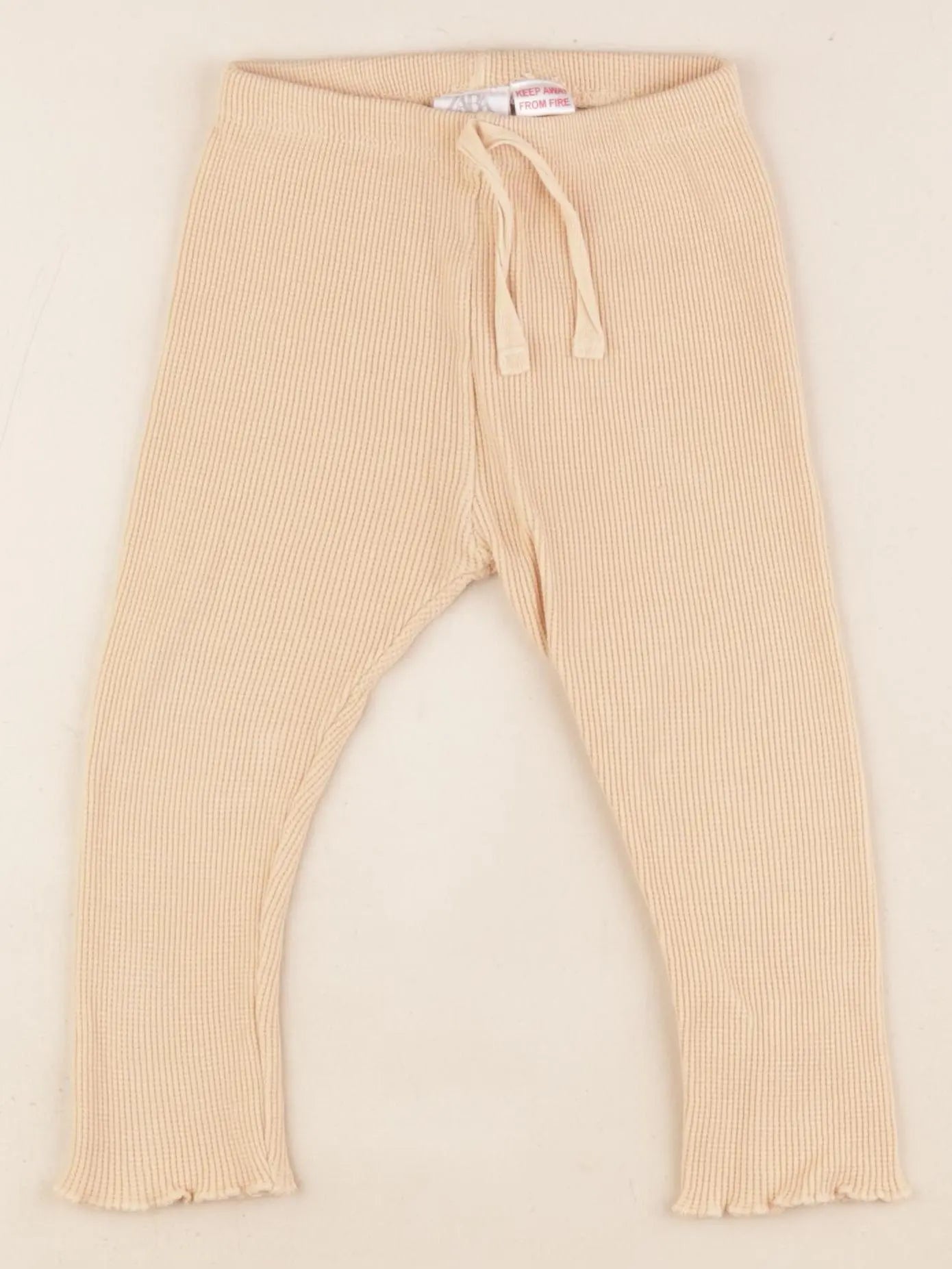 Zara - legging orange - 12/18 mois