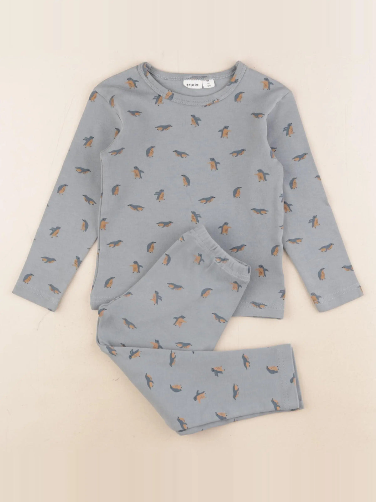 Trixie - pyjama coton bleu - 3 ans