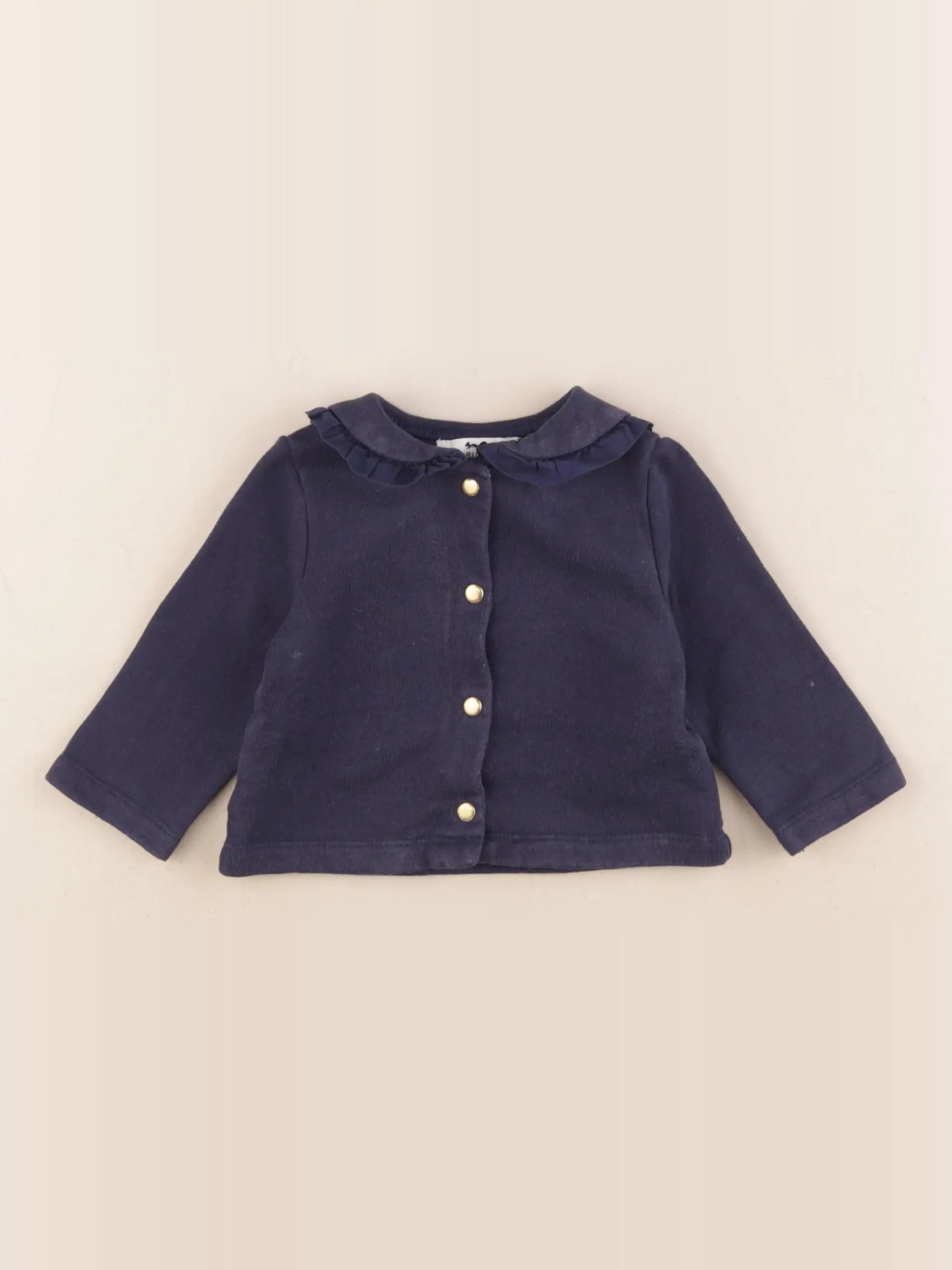 Cyrillus - sweat bleu - 9 mois