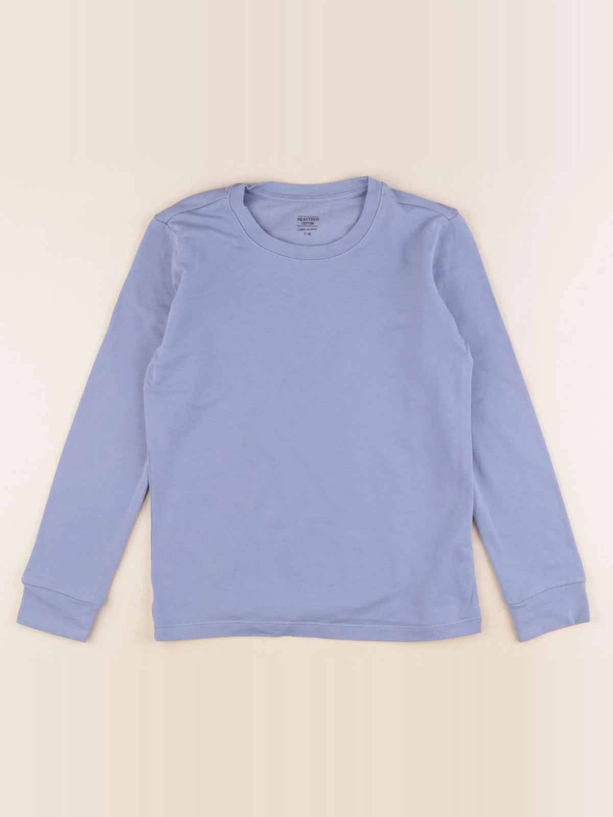 Uniqlo - tee-shirt bleu - 7/8 ans
