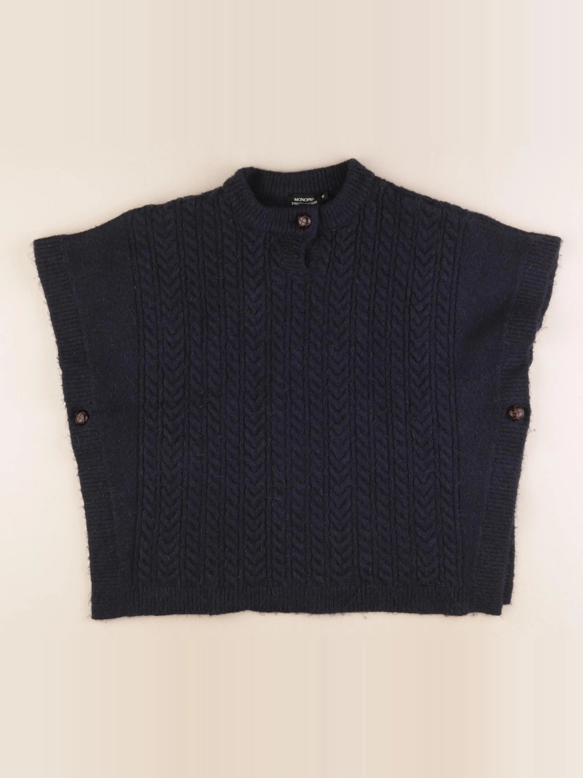 Monoprix - pull bleu - 12 ans