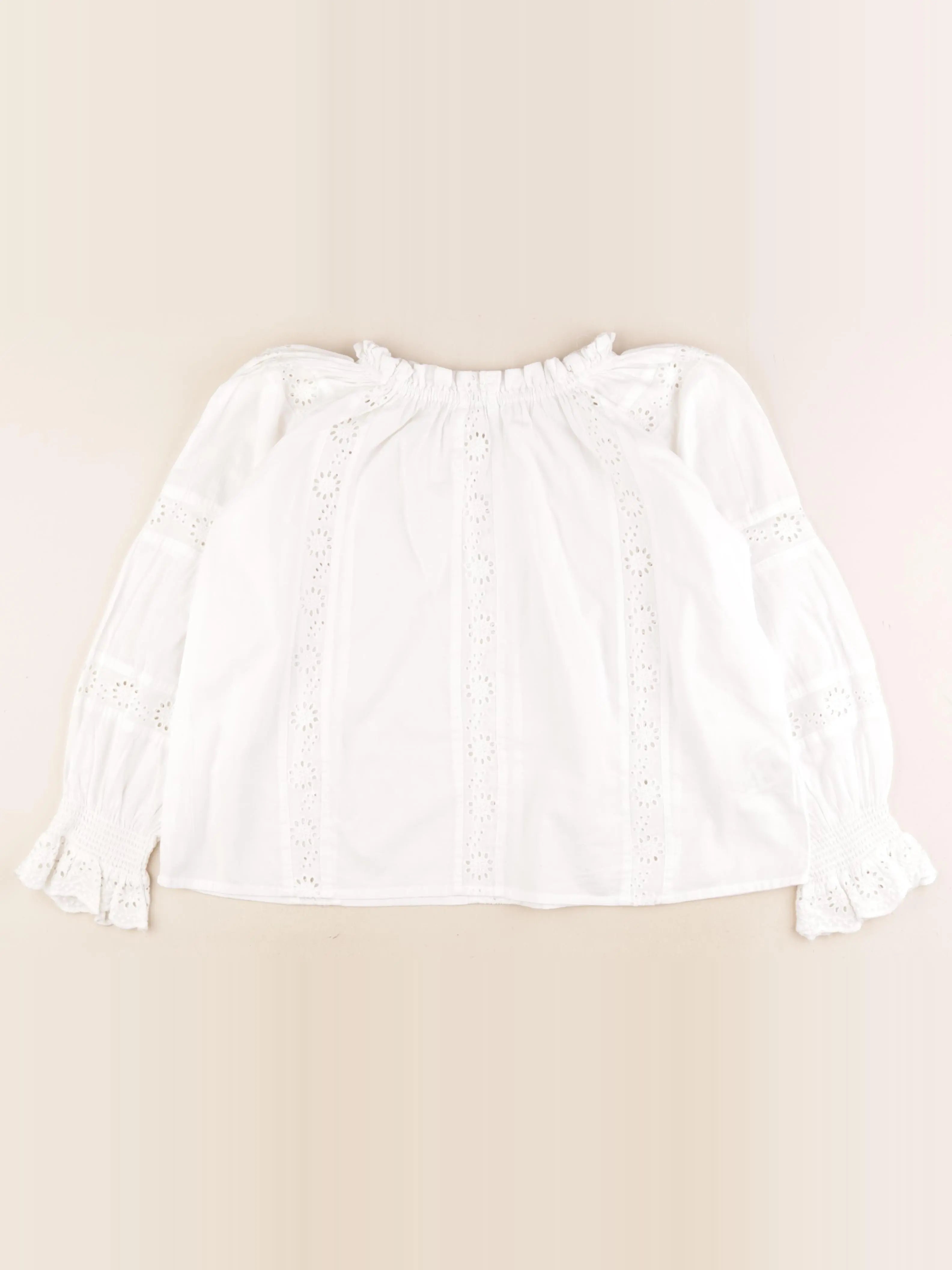 Monoprix - blouse blanc - 12 ans