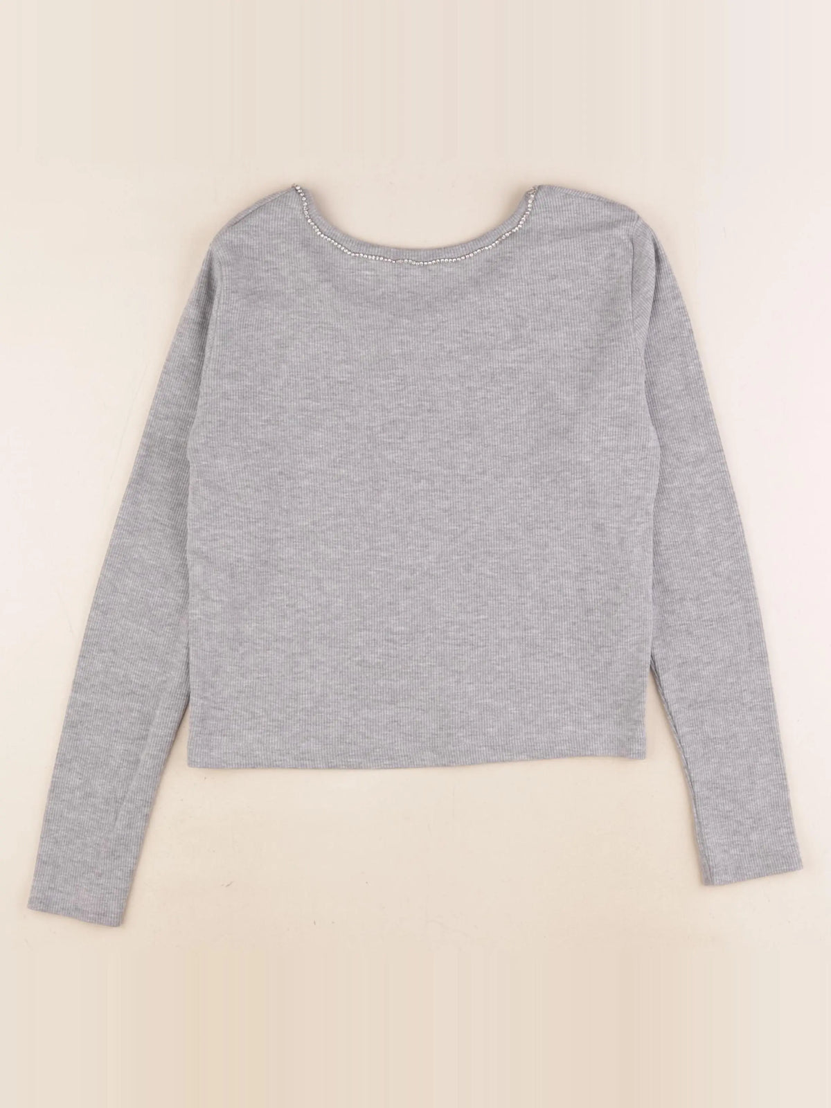 Zara - tee-shirt gris - 11/12 ans