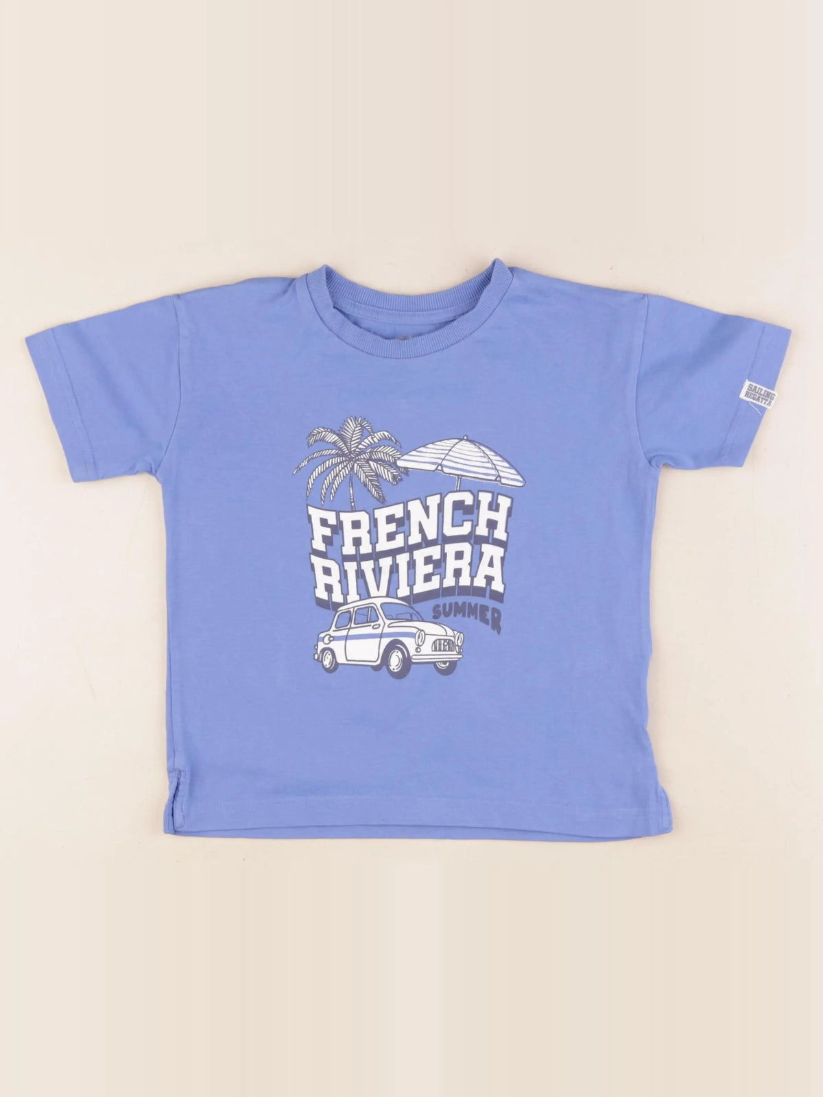 Vertbaudet - tee-shirt bleu - 3 ans