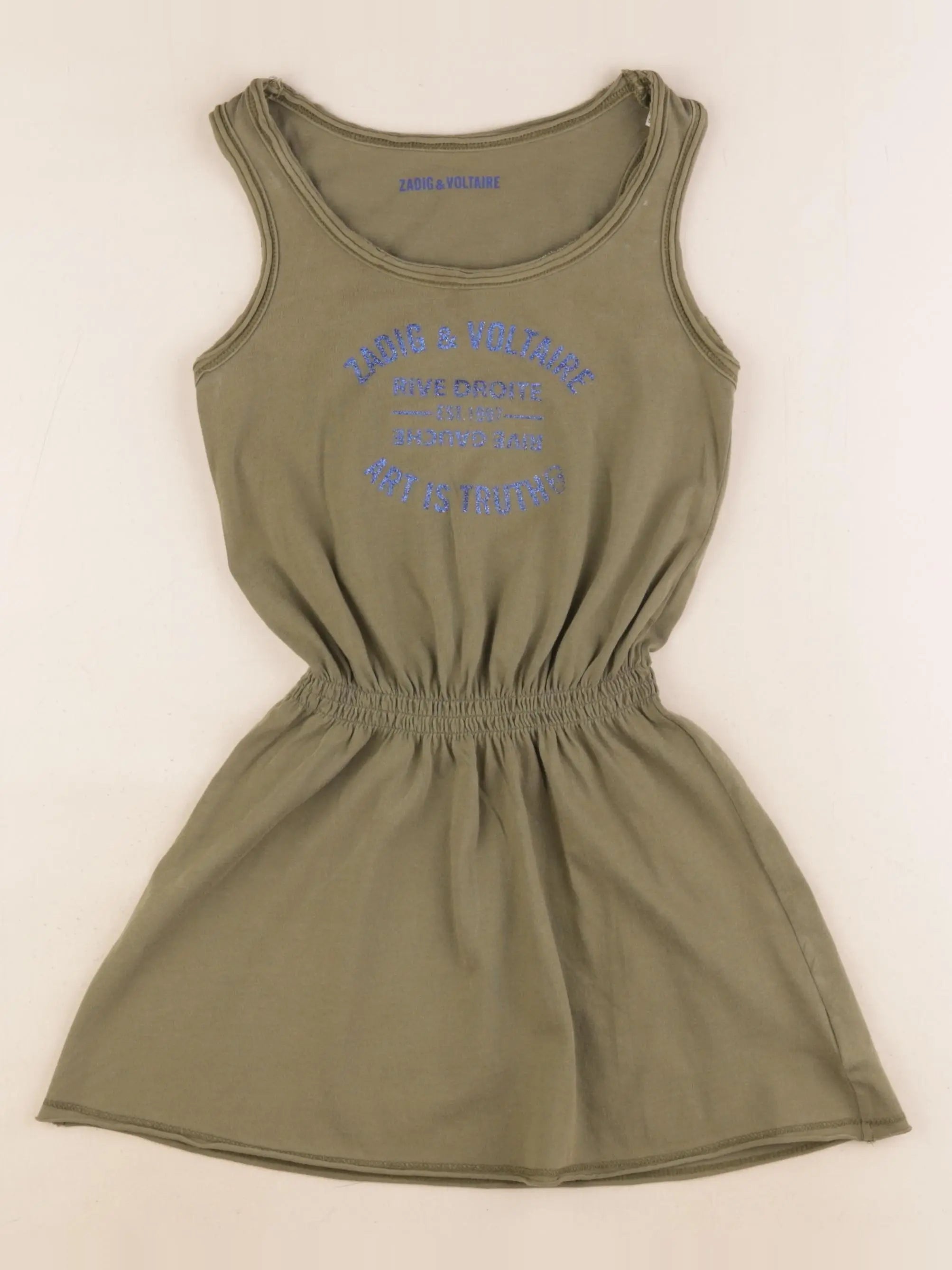Zadig & Voltaire - robe vert - 5 ans