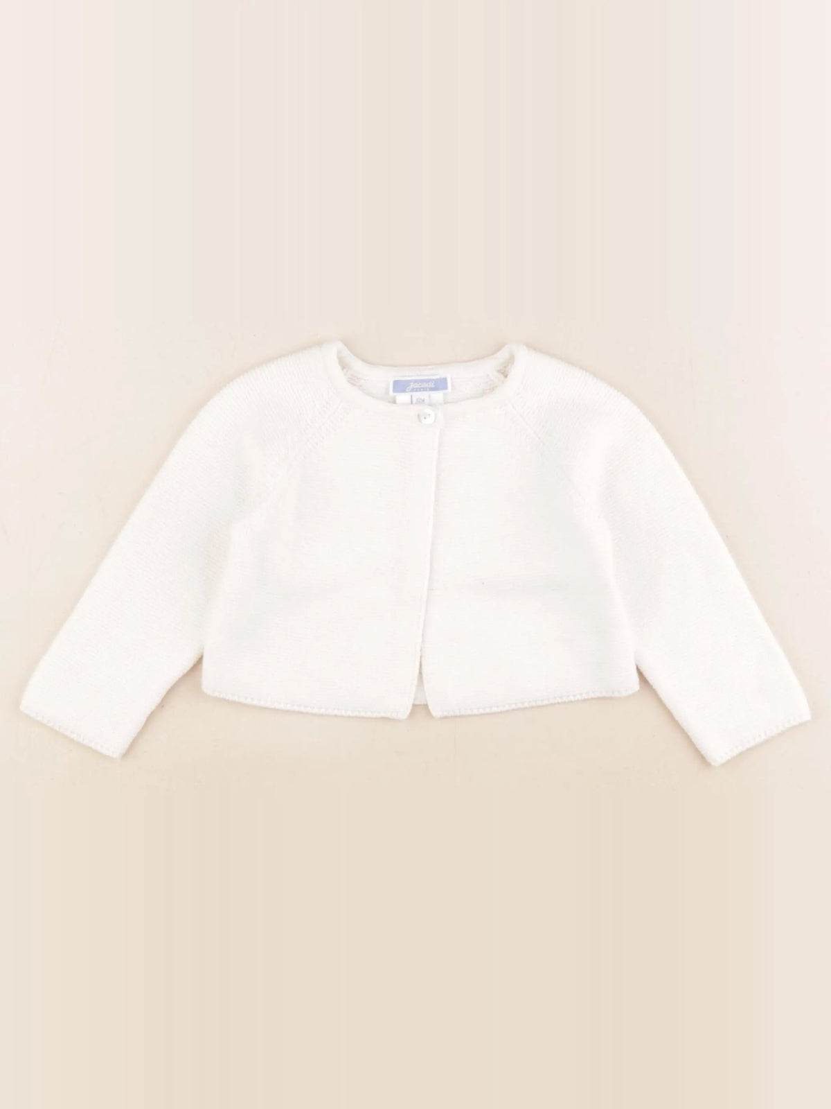 Jacadi - gilet beige - 12 mois