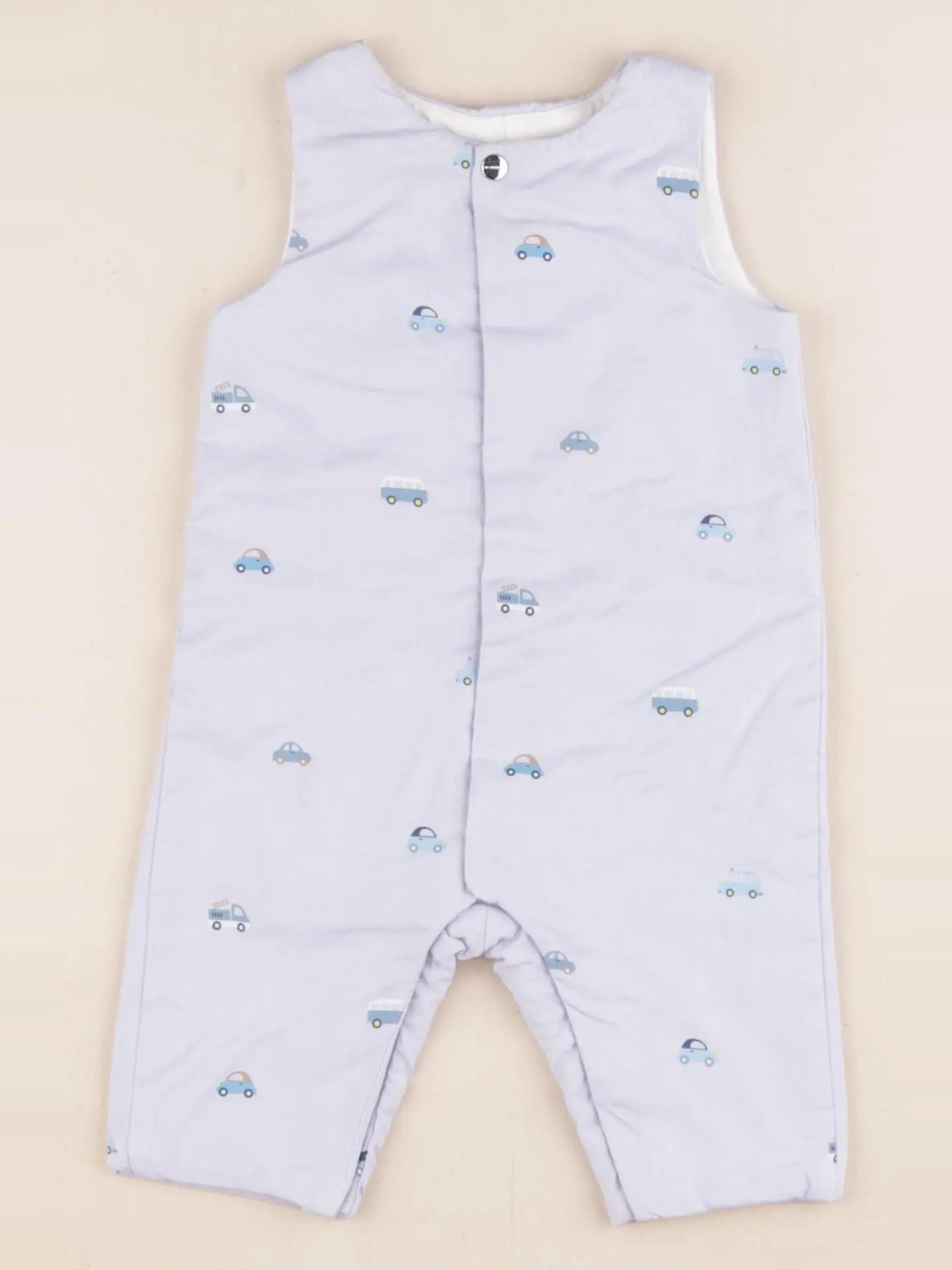 Jacadi - combinaison doublé bleu - 3 mois