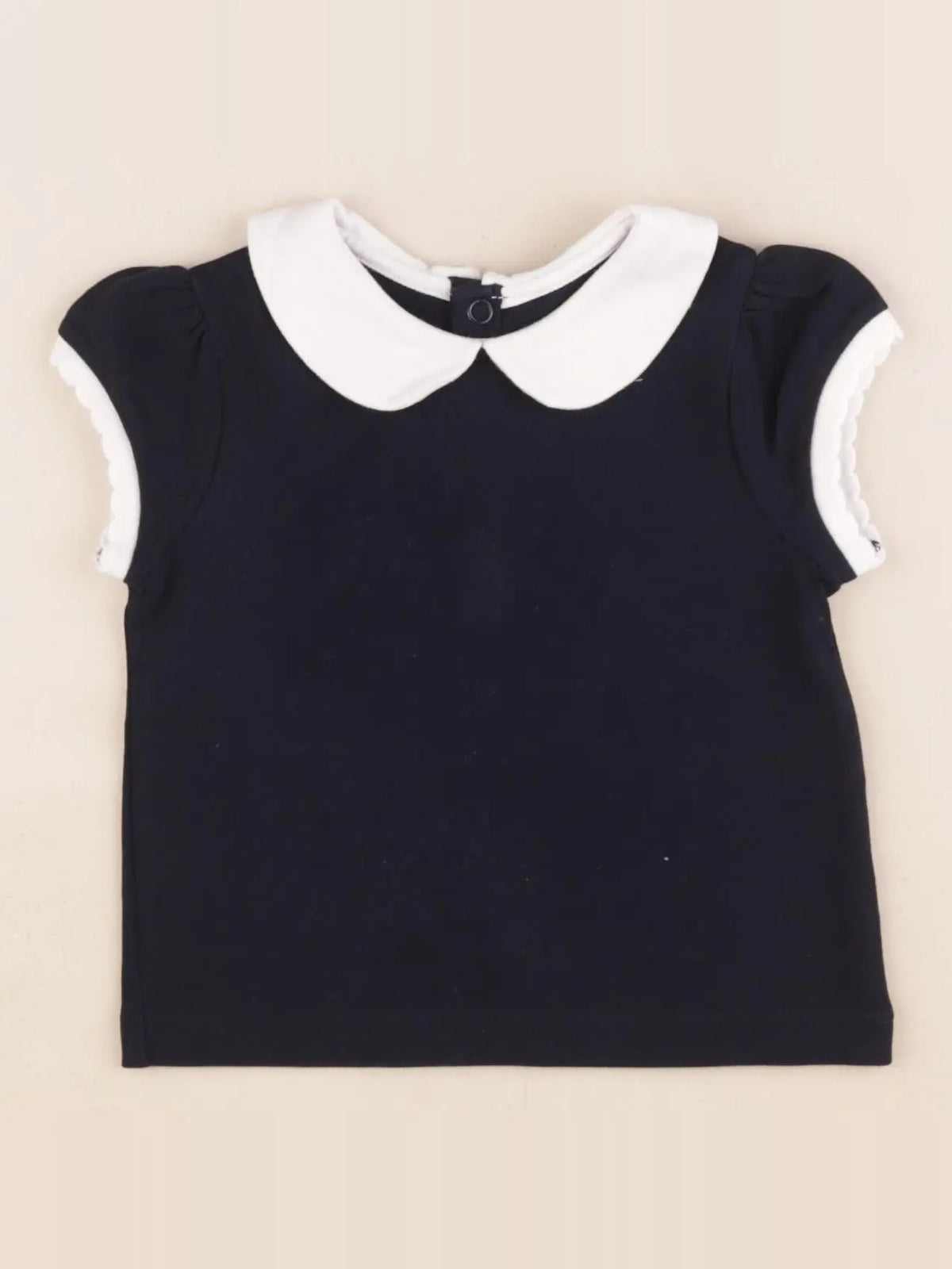 Jacadi - polo bleu - 12 mois