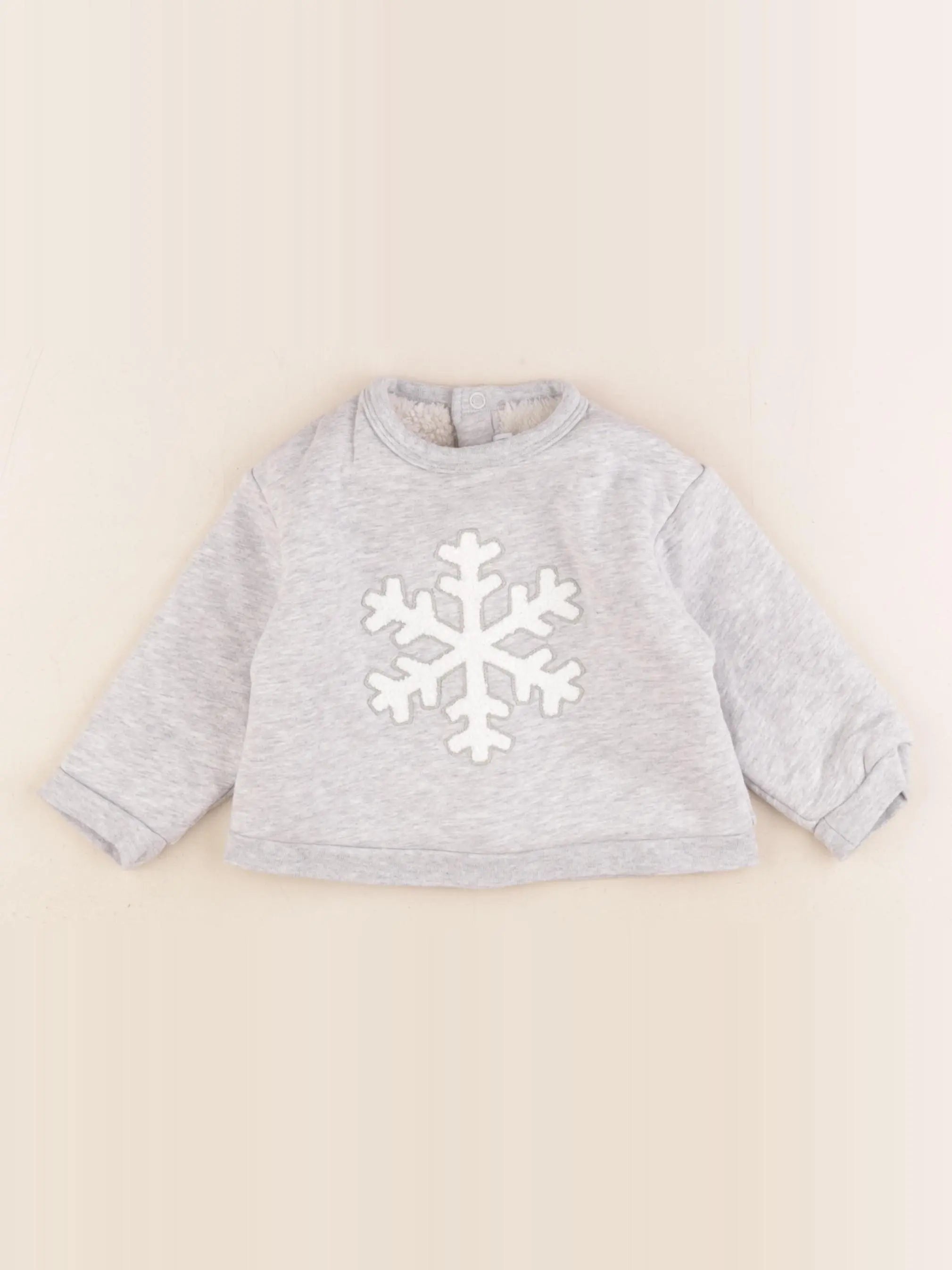 Jacadi - sweat gris - 12 mois