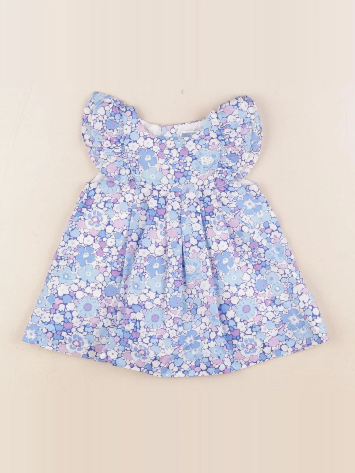 Jacadi - robe liberty bleu - 3 mois