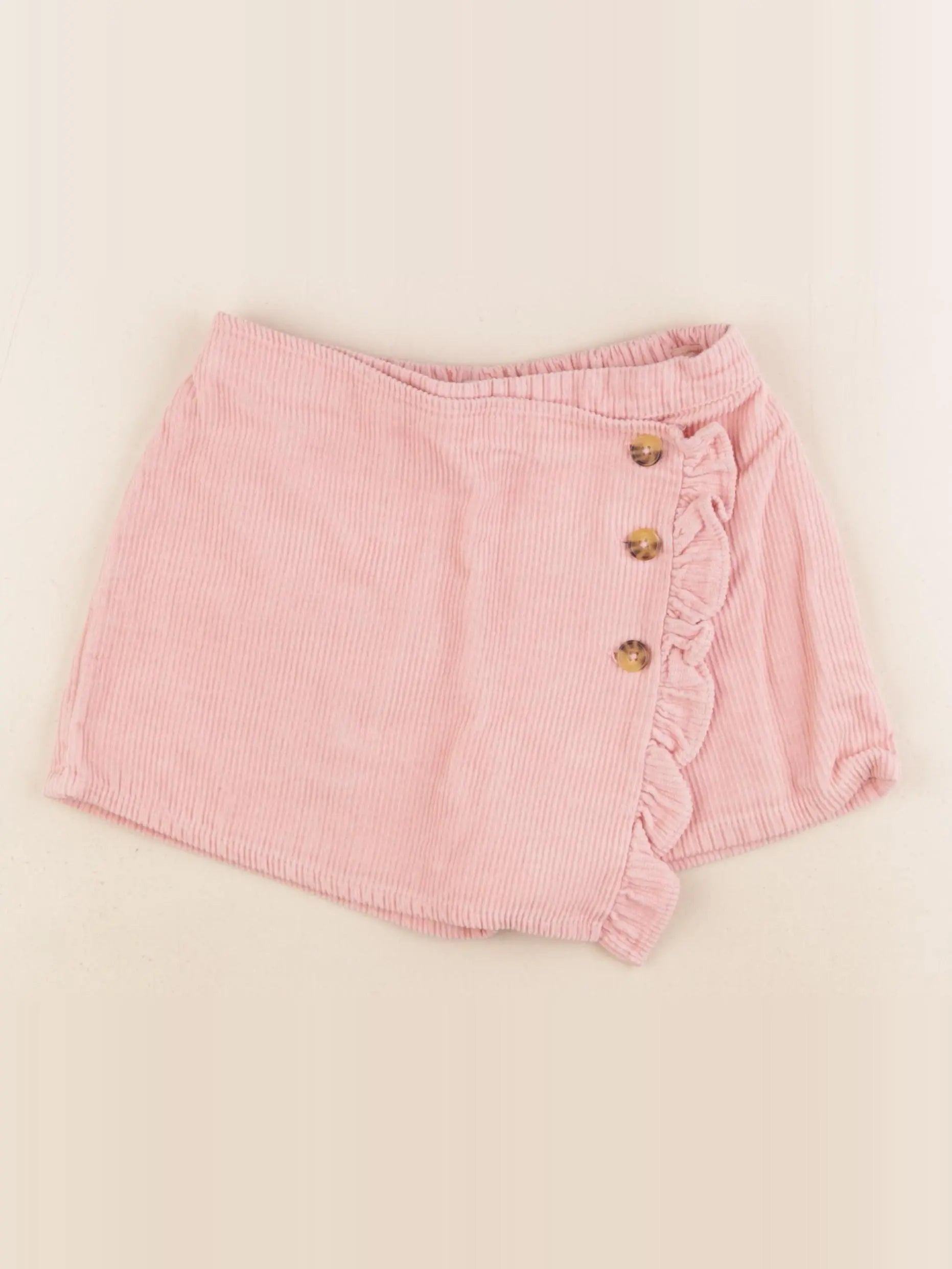 Vertbaudet - jupe short rose - 8 ans