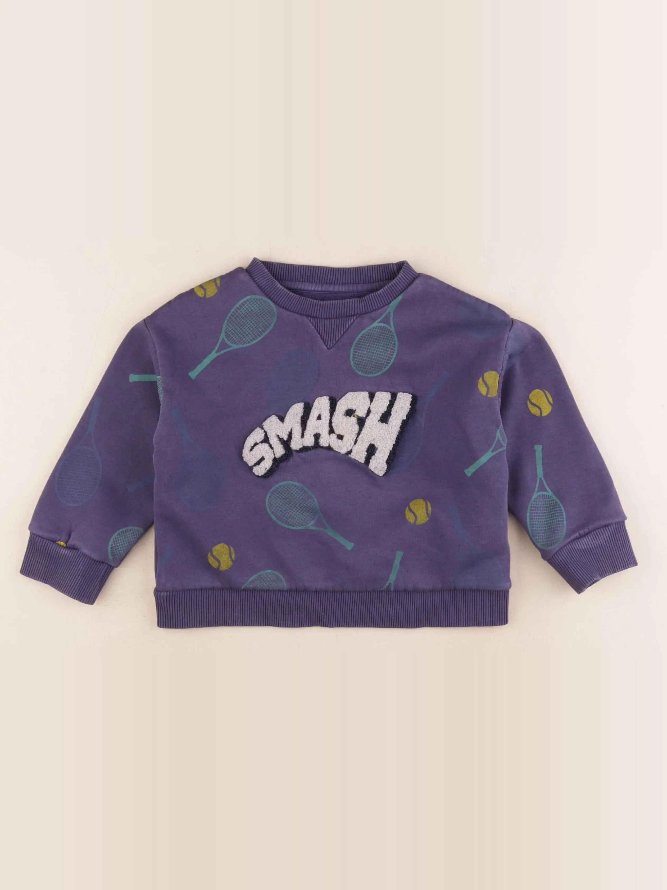 Vertbaudet - sweat bleu - 4 ans