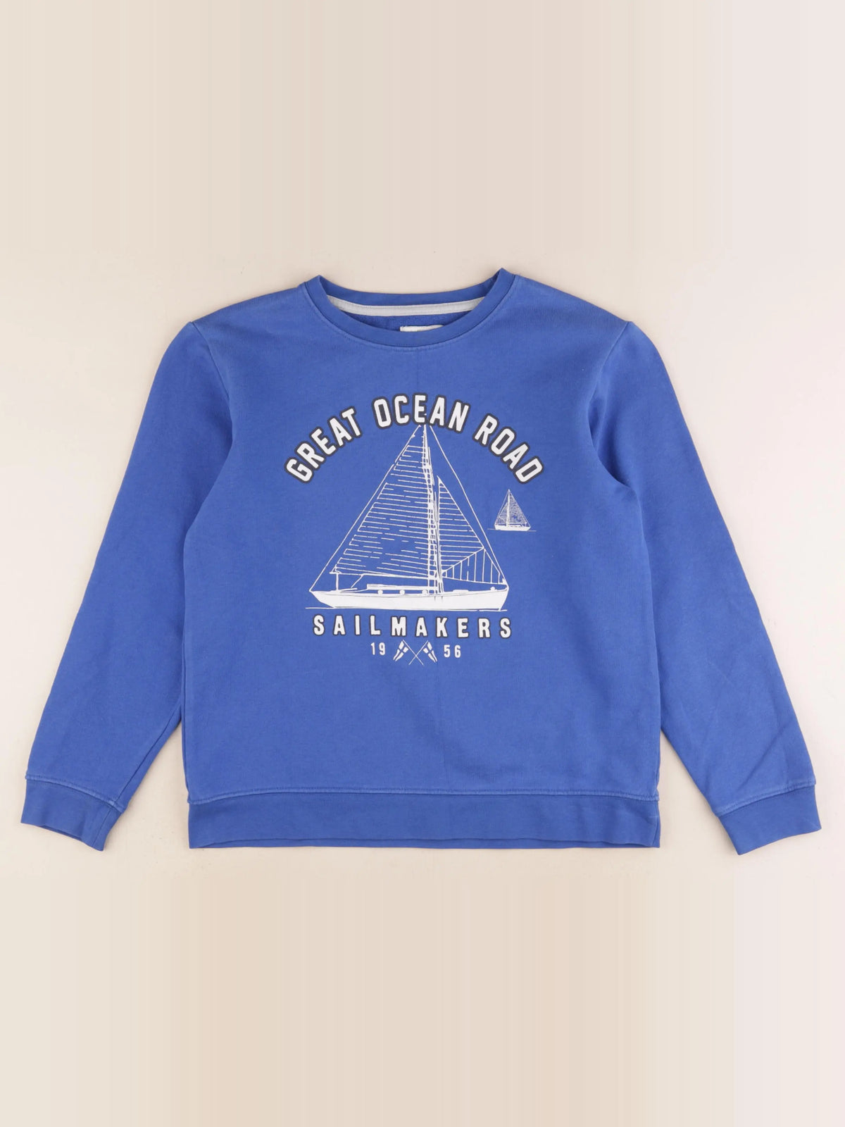 Vertbaudet - sweat bleu - 12 ans