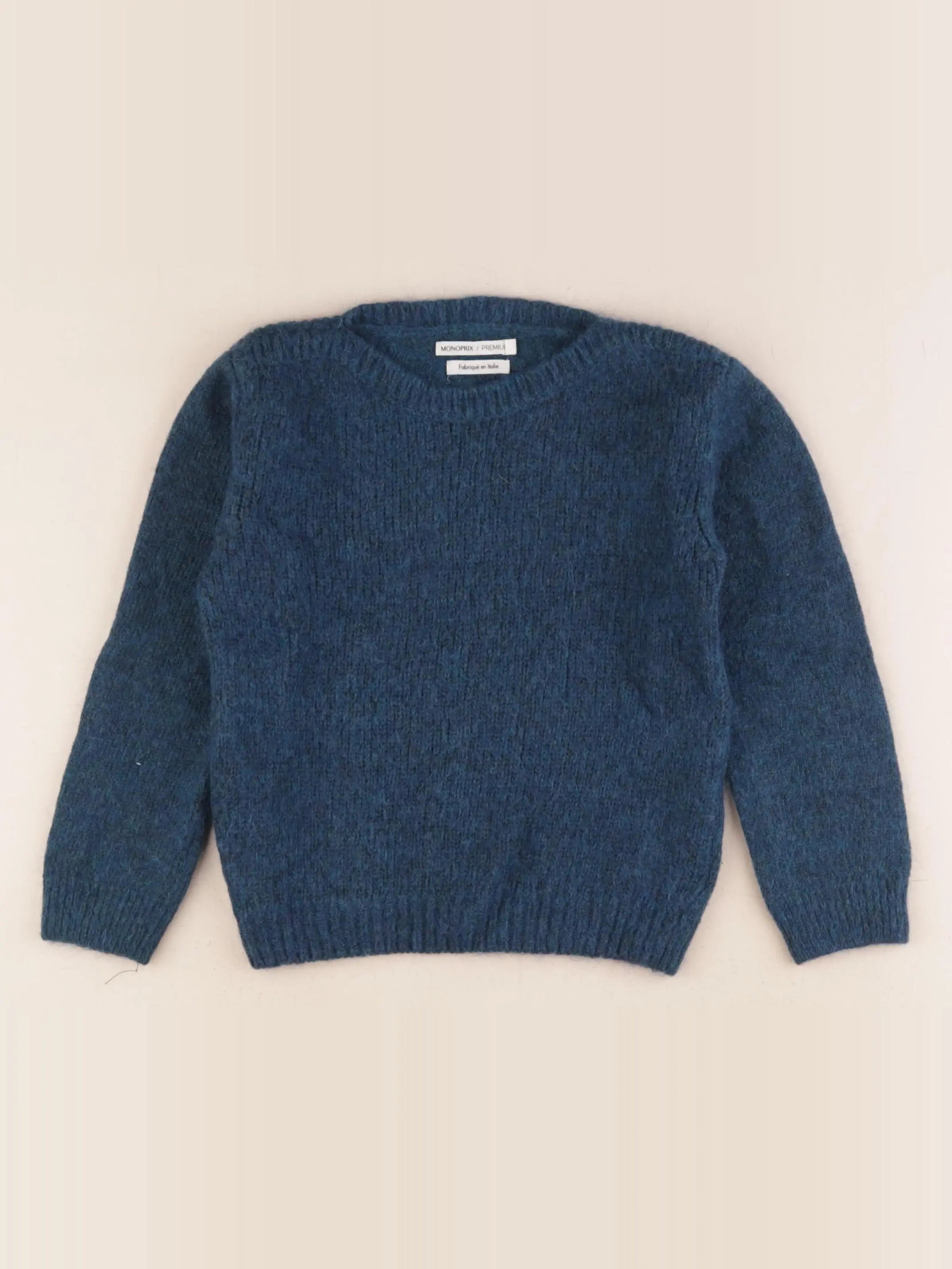 Monoprix - pull bleu - 6 ans