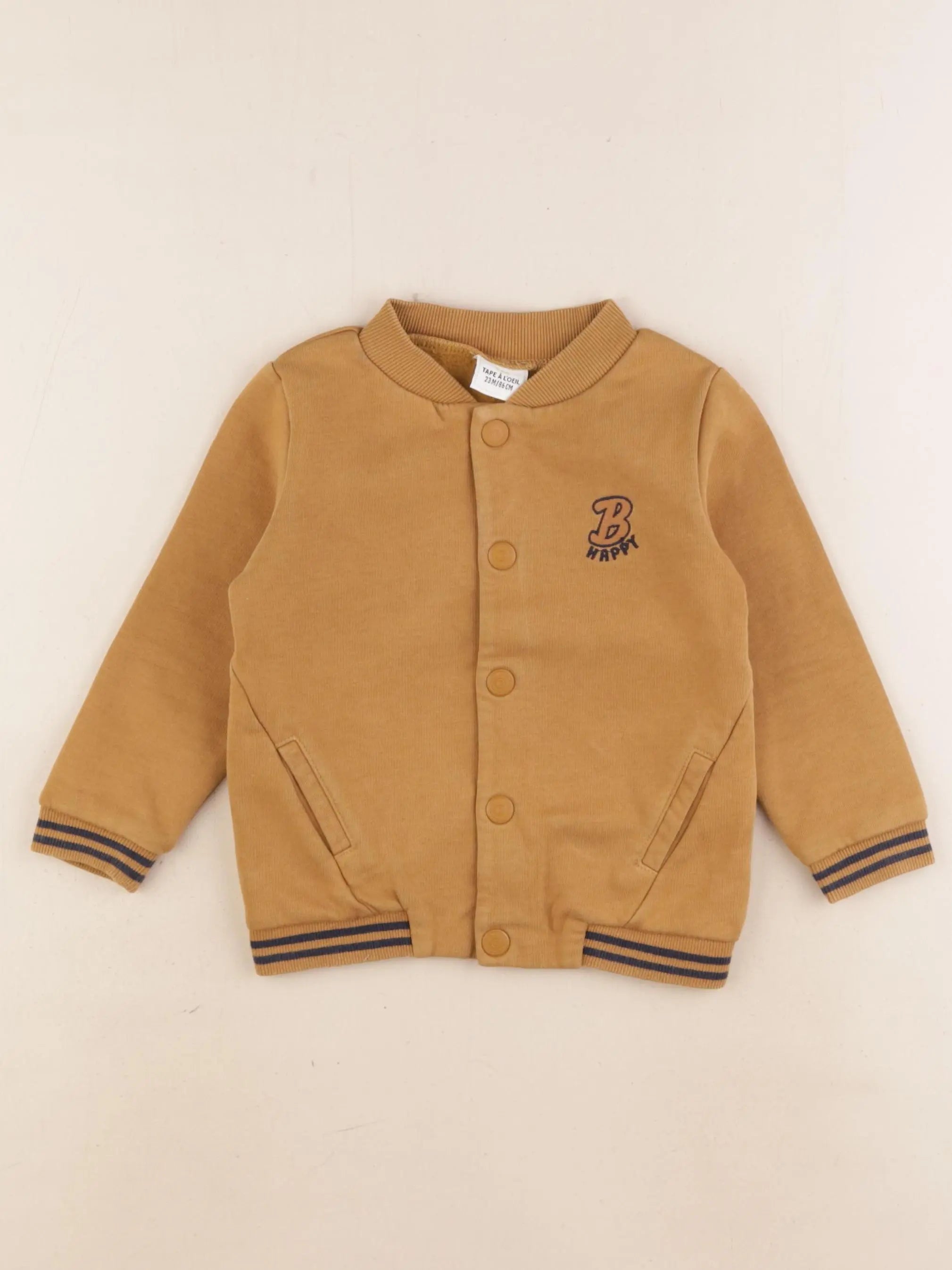 Tape à l'oeil - sweat marron - 24 mois