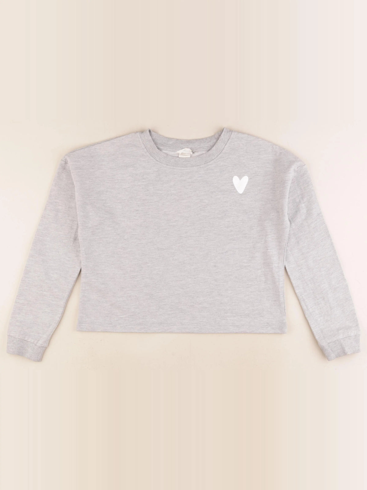 H&M - sweat gris - 10/12 ans