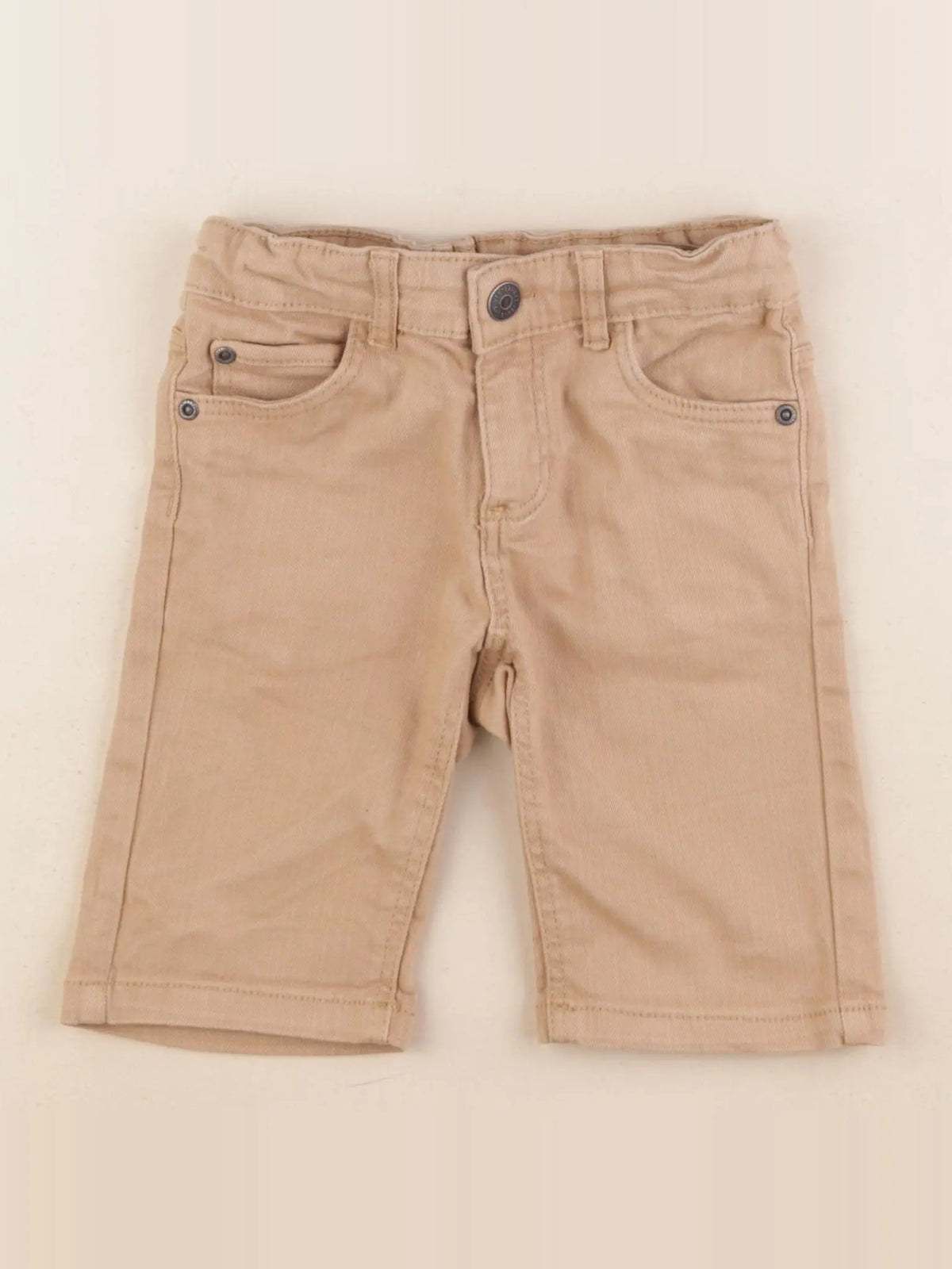 Vertbaudet - short beige - 4 ans