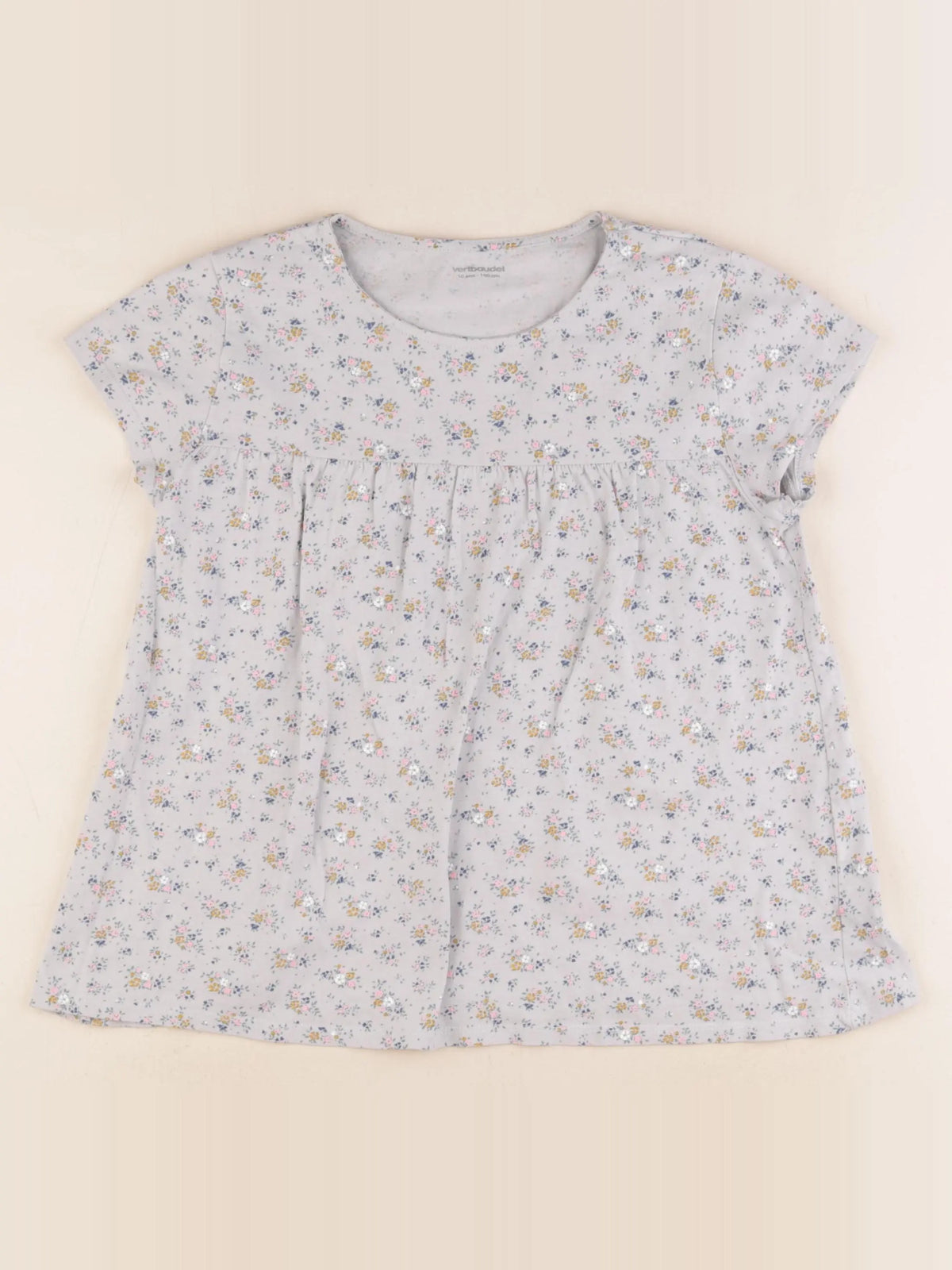 Vertbaudet - tee-shirt bleu - 10 ans