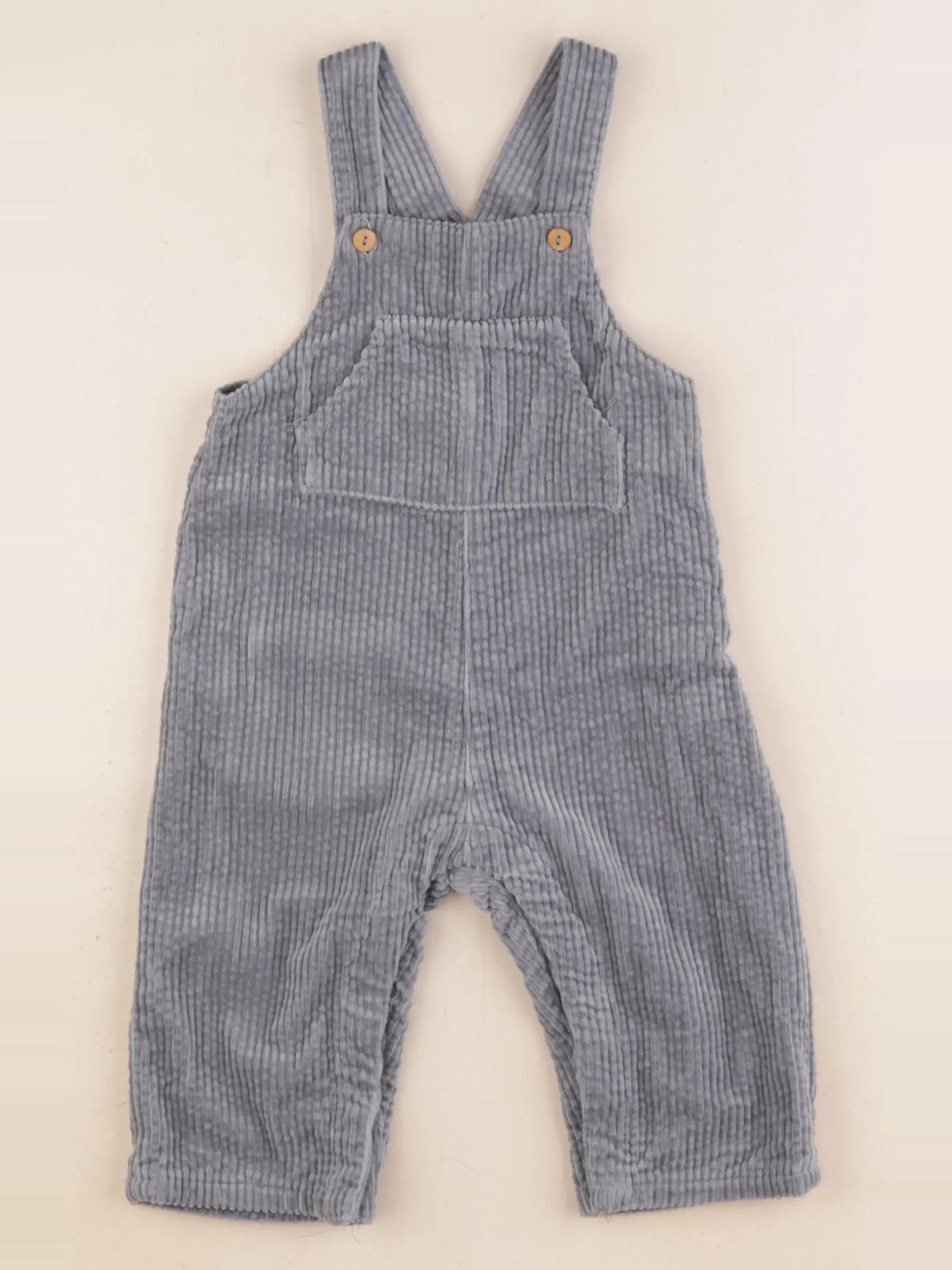 Zara - salopette bleu - 6/9 mois