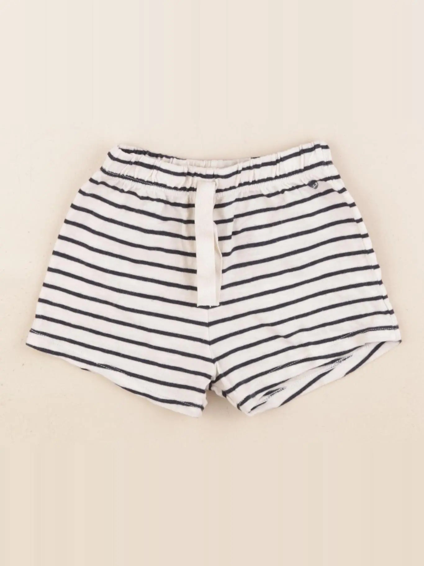 Petit Bateau - short blanc, bleu - 24 mois