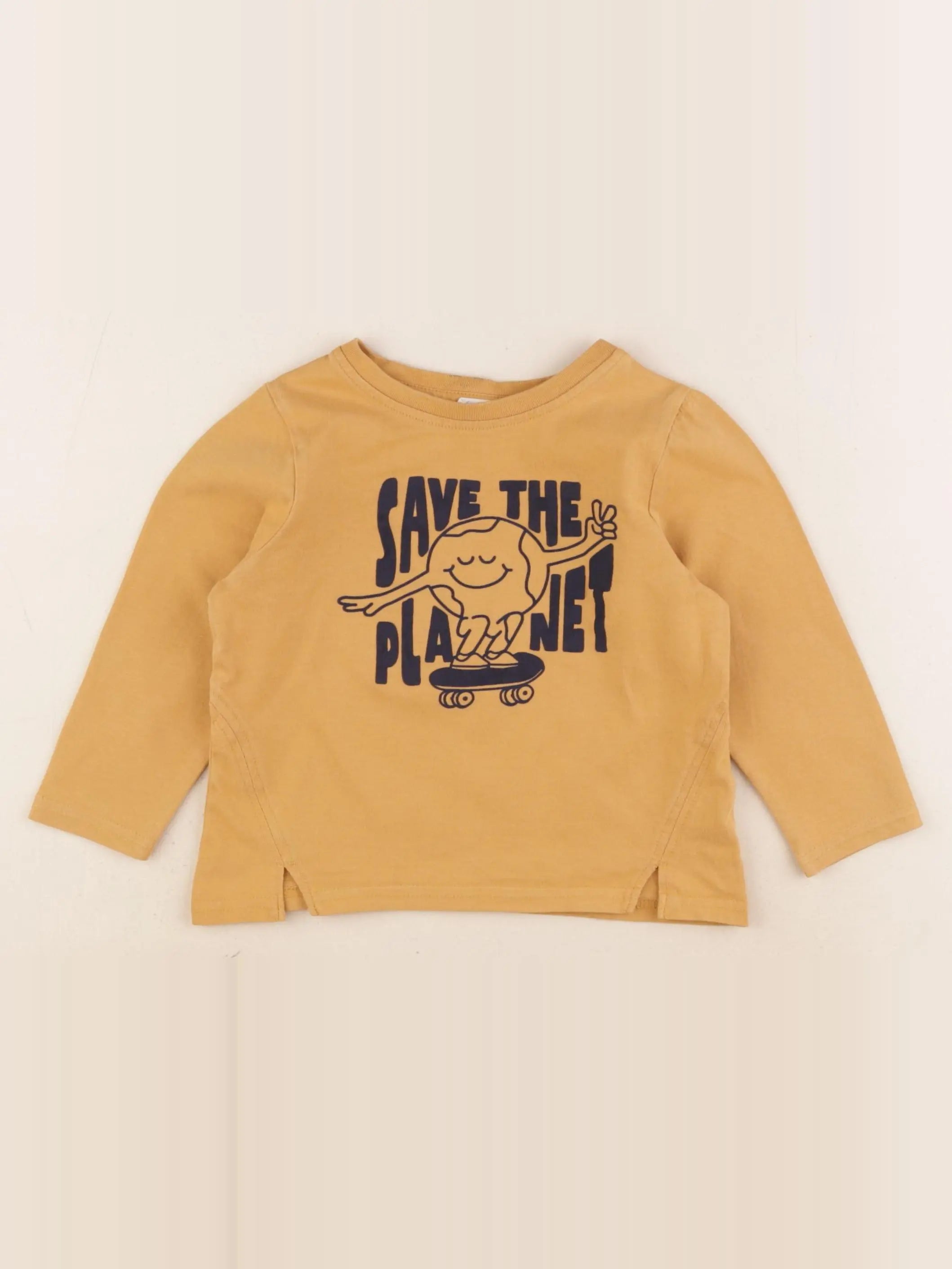 Little Cigogne - tee-shirt jaune - 3 ans