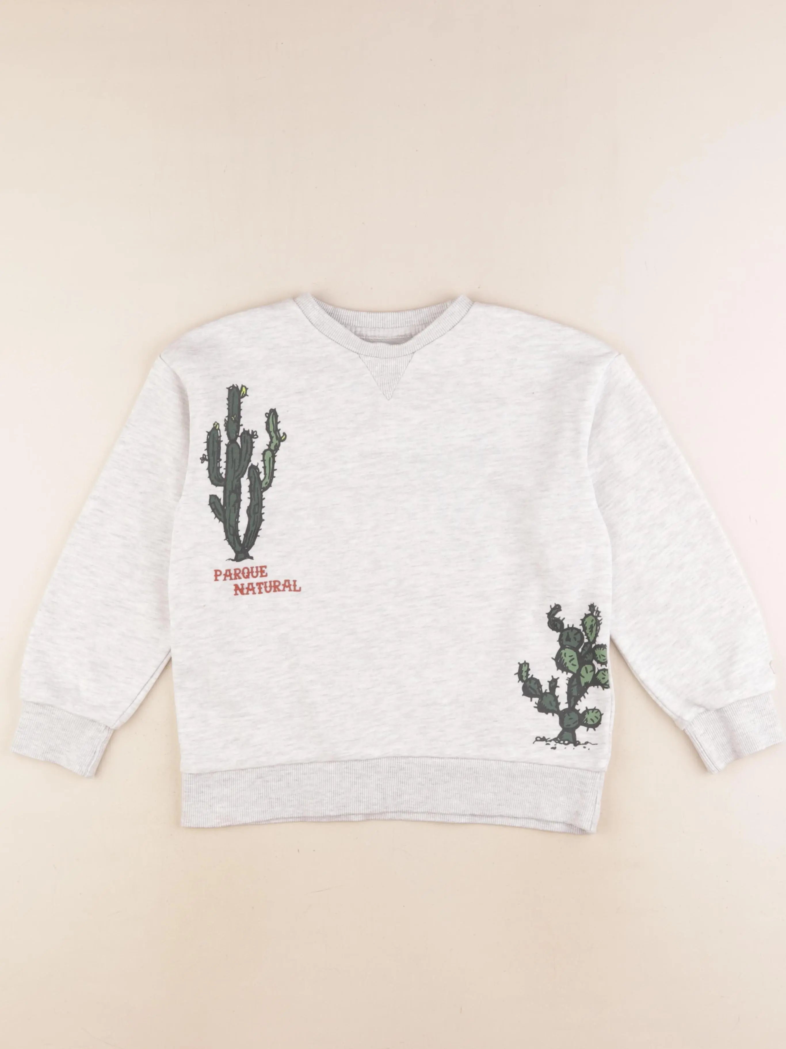 Vertbaudet - sweat gris - 8 ans