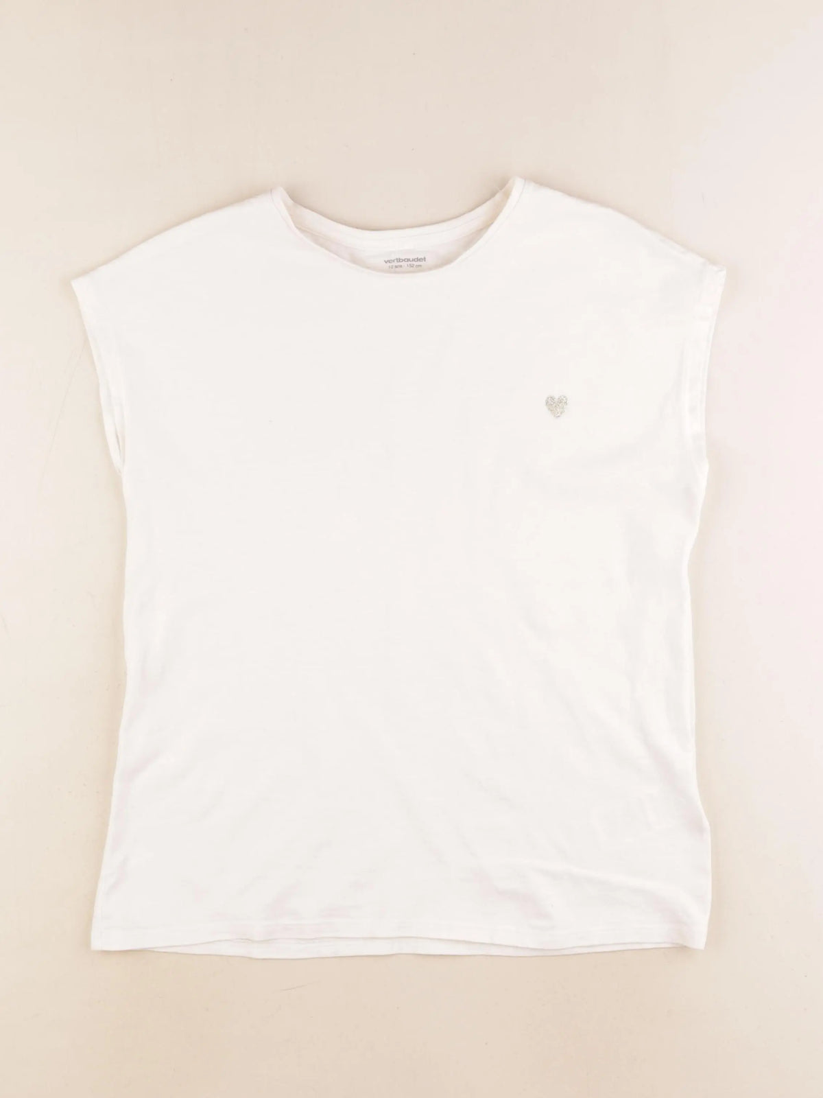 Vertbaudet - tee-shirt blanc - 12 ans